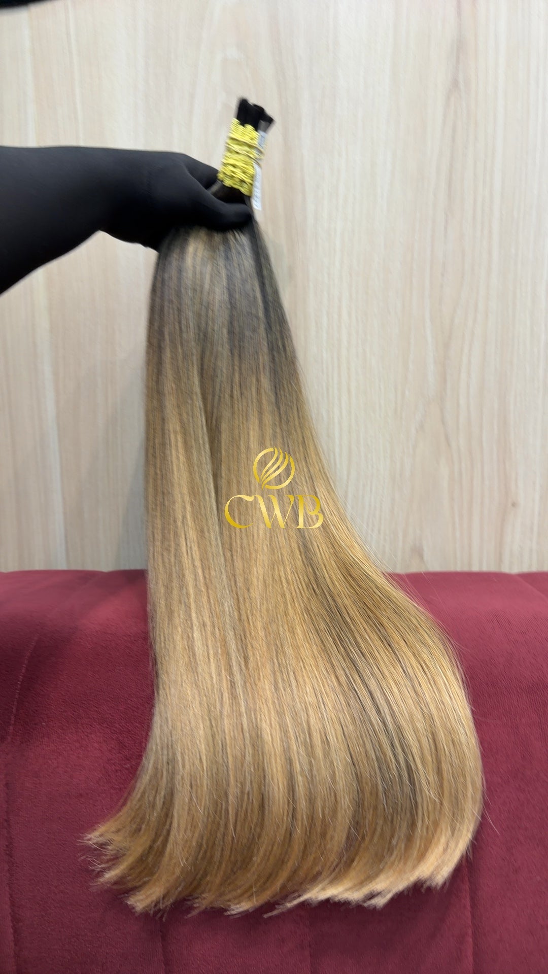 Cabelo Loiro Descolorido 65cm 218g Brasileiro do Sul