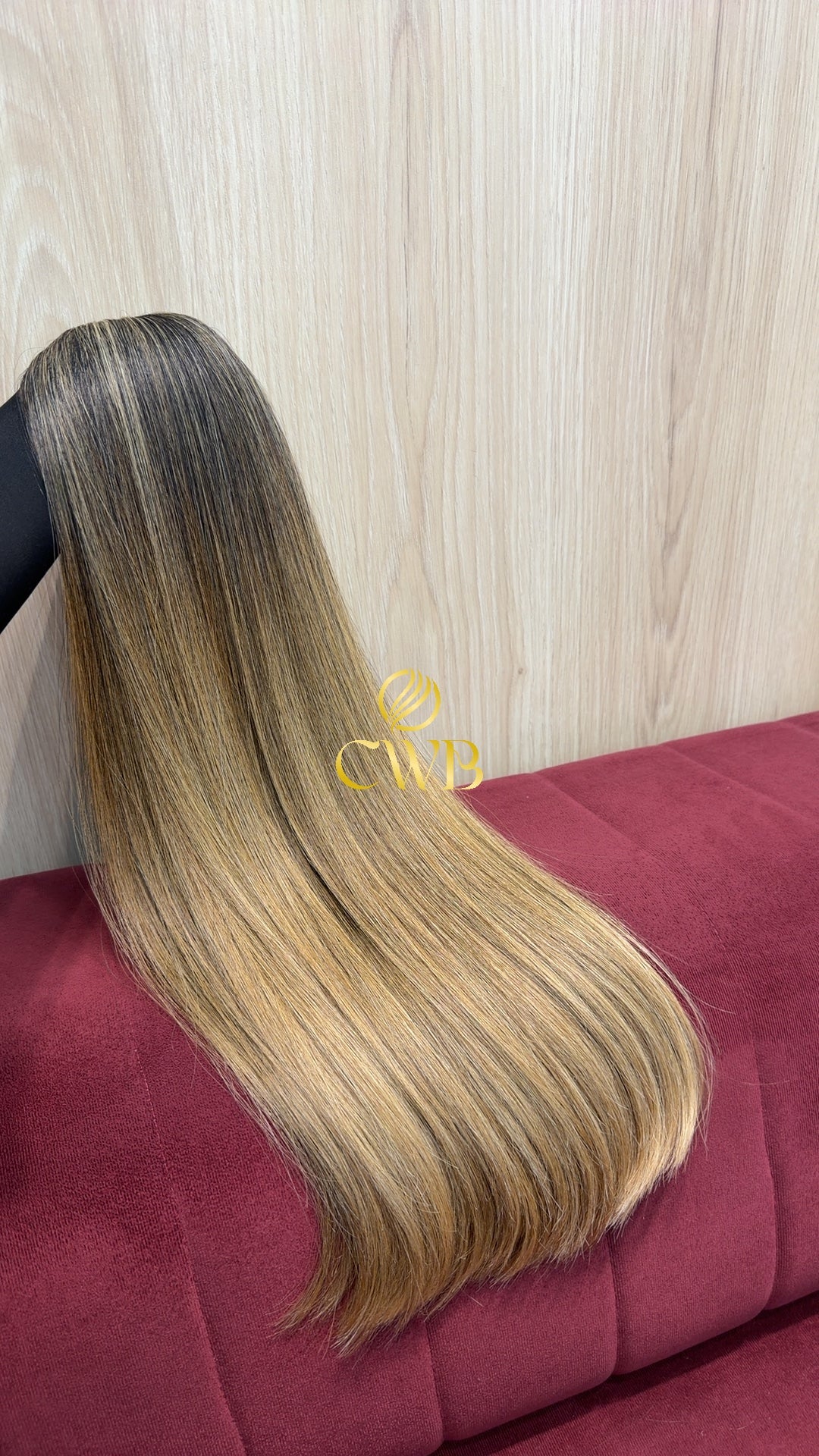 Cabelo Loiro Descolorido 65cm 218g Brasileiro do Sul