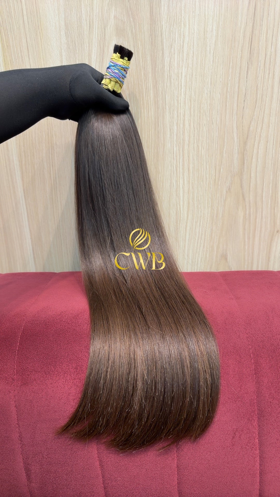 Cabelo Loiro Natural Escuro 62cm 173g Brasileiro do Sul