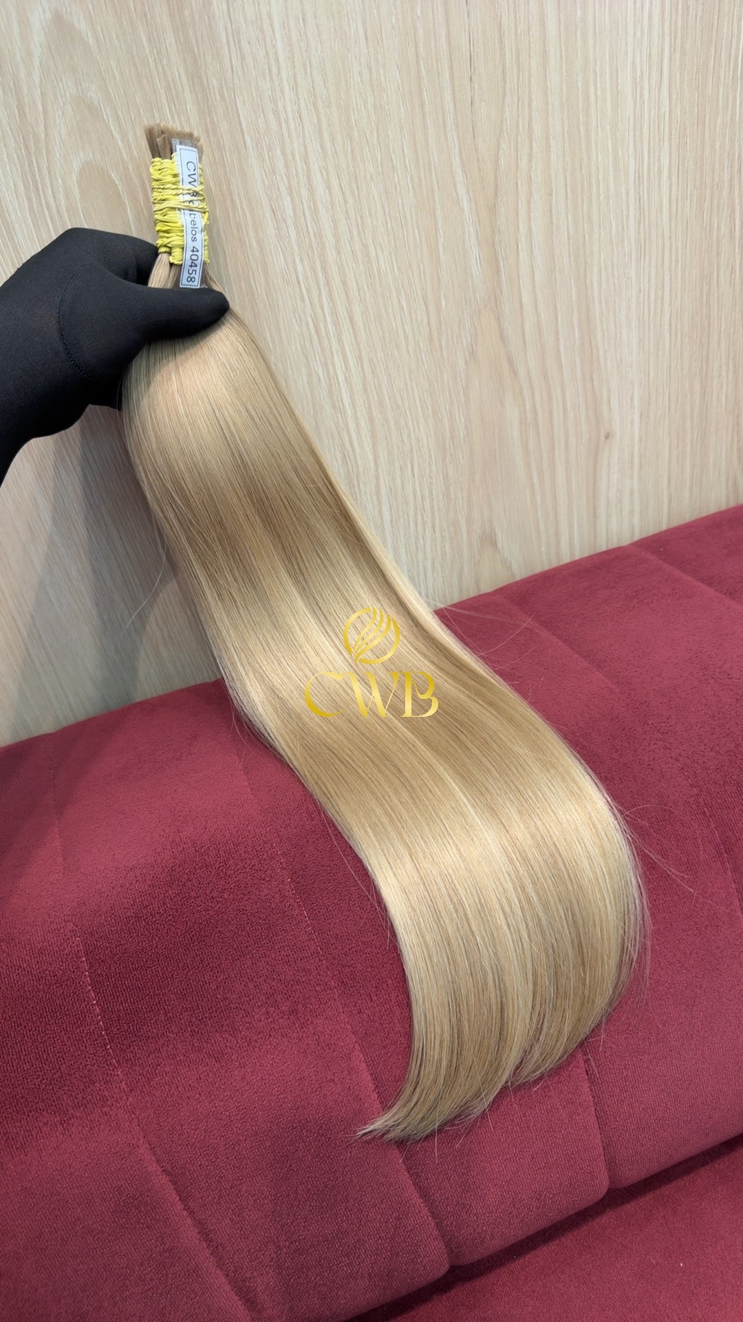 Cabelo Loiro Descolorido Claro 55cm 106g Brasileiro do Sul