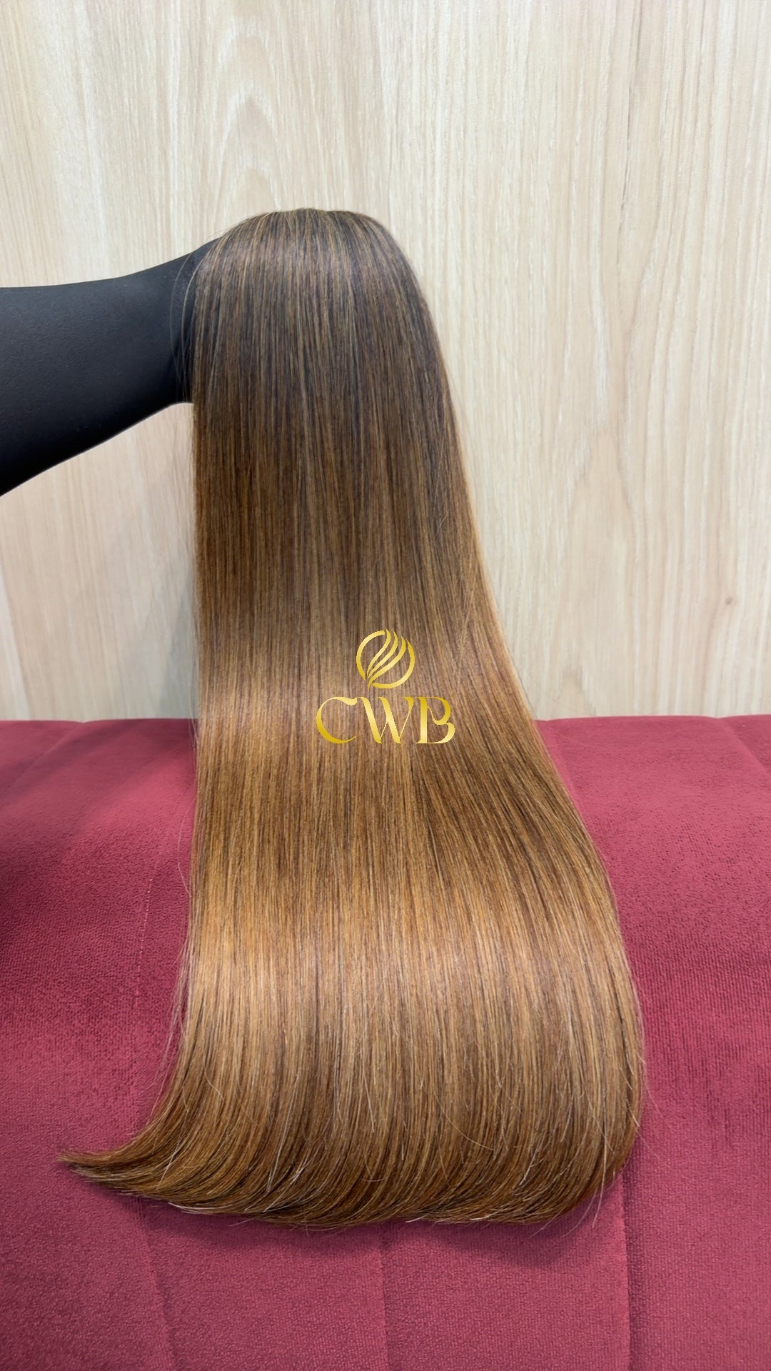 Cabelo Loiro Descolorido Moreno Iluminado 61cm 148g Brasileiro do Sul