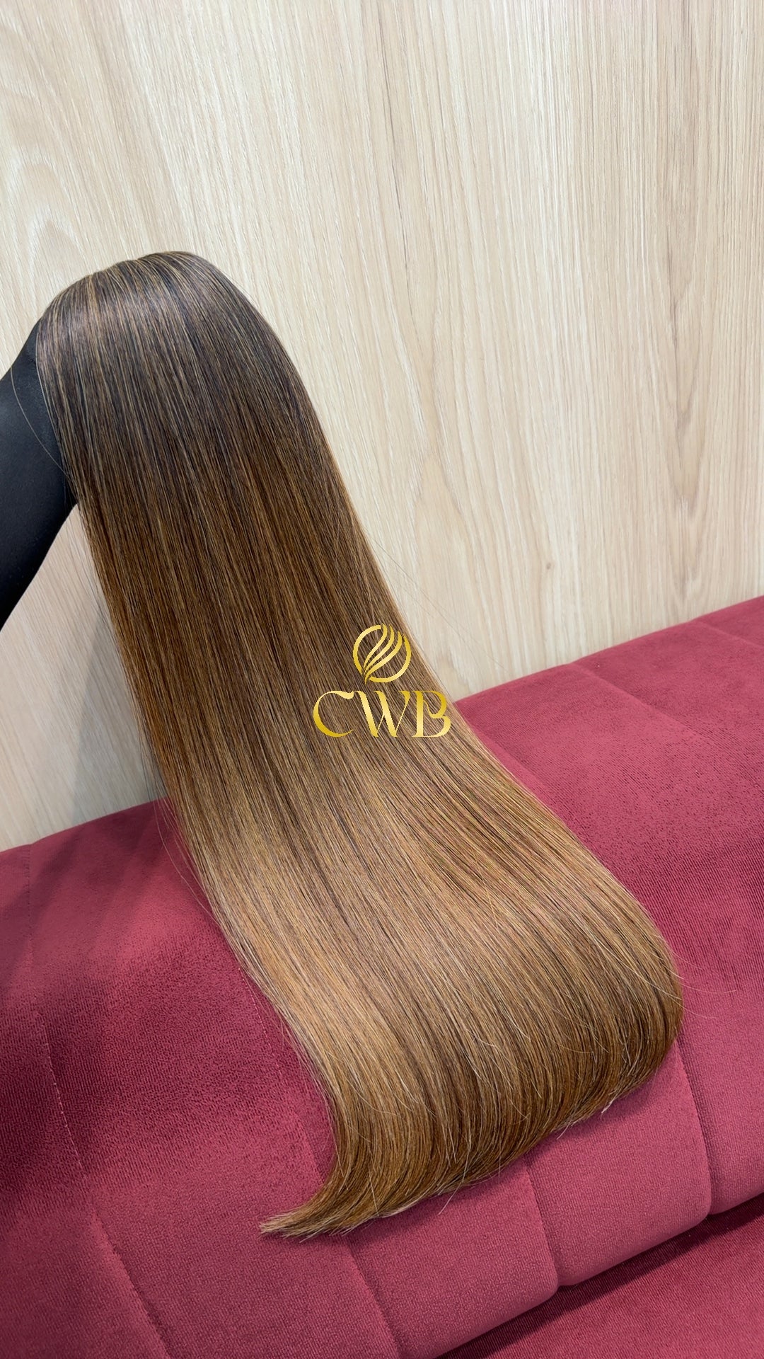 Cabelo Loiro Descolorido Moreno Iluminado 61cm 148g Brasileiro do Sul