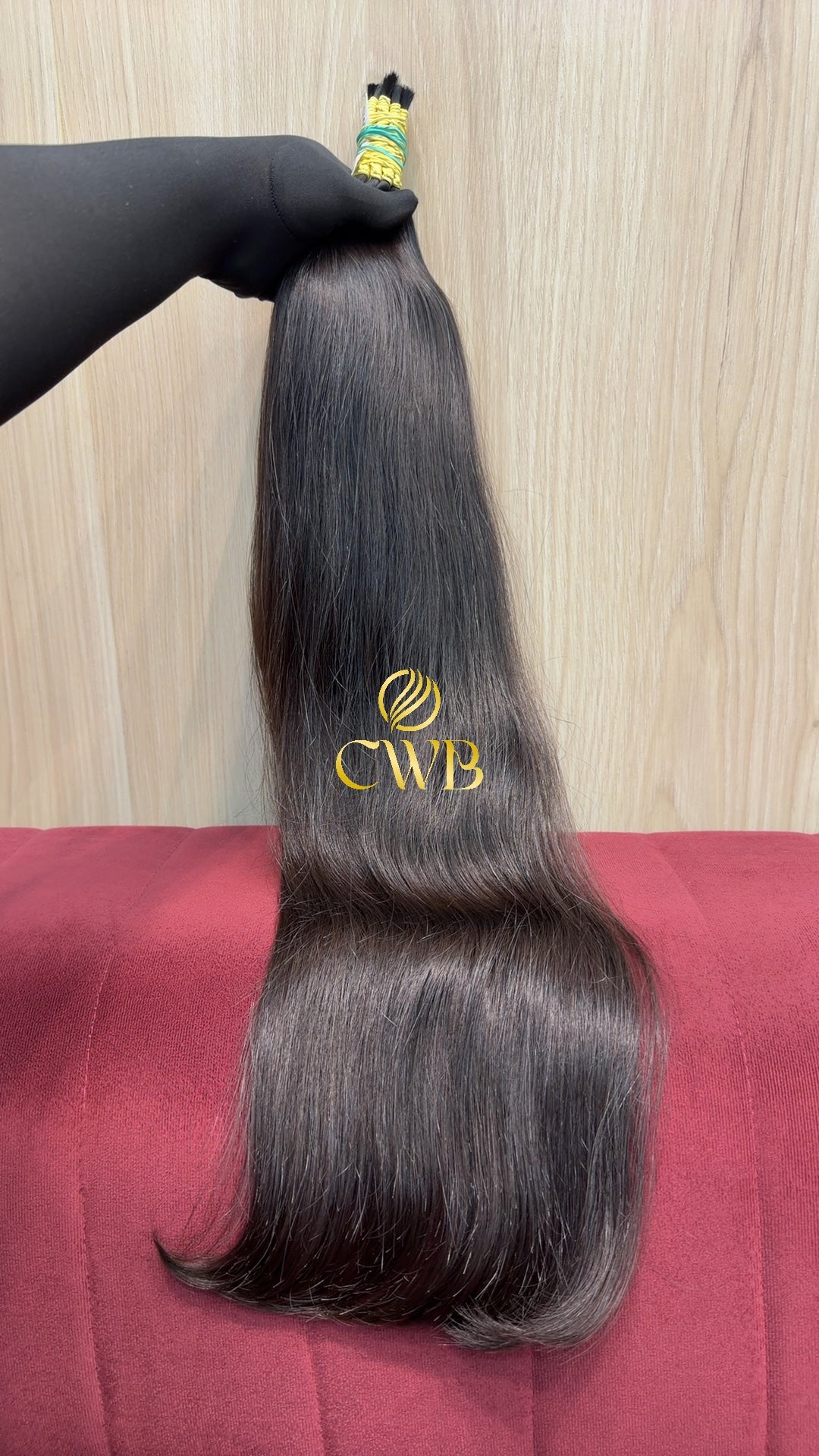 Cabelo Castanho Natural Médio 71cm 152g Brasileiro do Sul