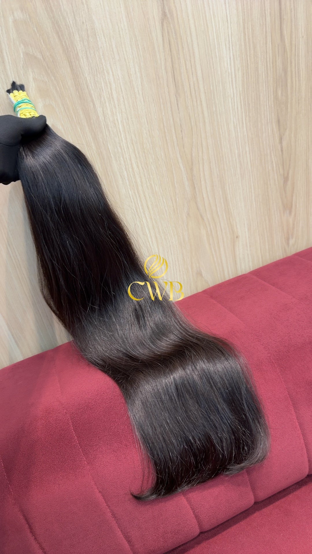 Cabelo Castanho Natural Médio 71cm 152g Brasileiro do Sul