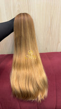 Cabelo Loiro Descolorido Moreno Iluminado 59cm 185g Brasileiro do Sul
