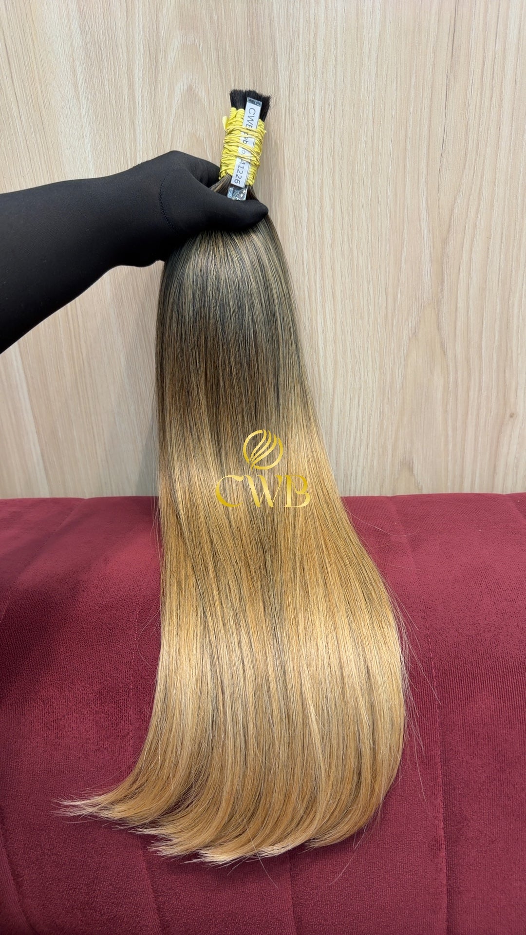 Cabelo Loiro Descolorido 63cm 184g Brasileiro do Sul