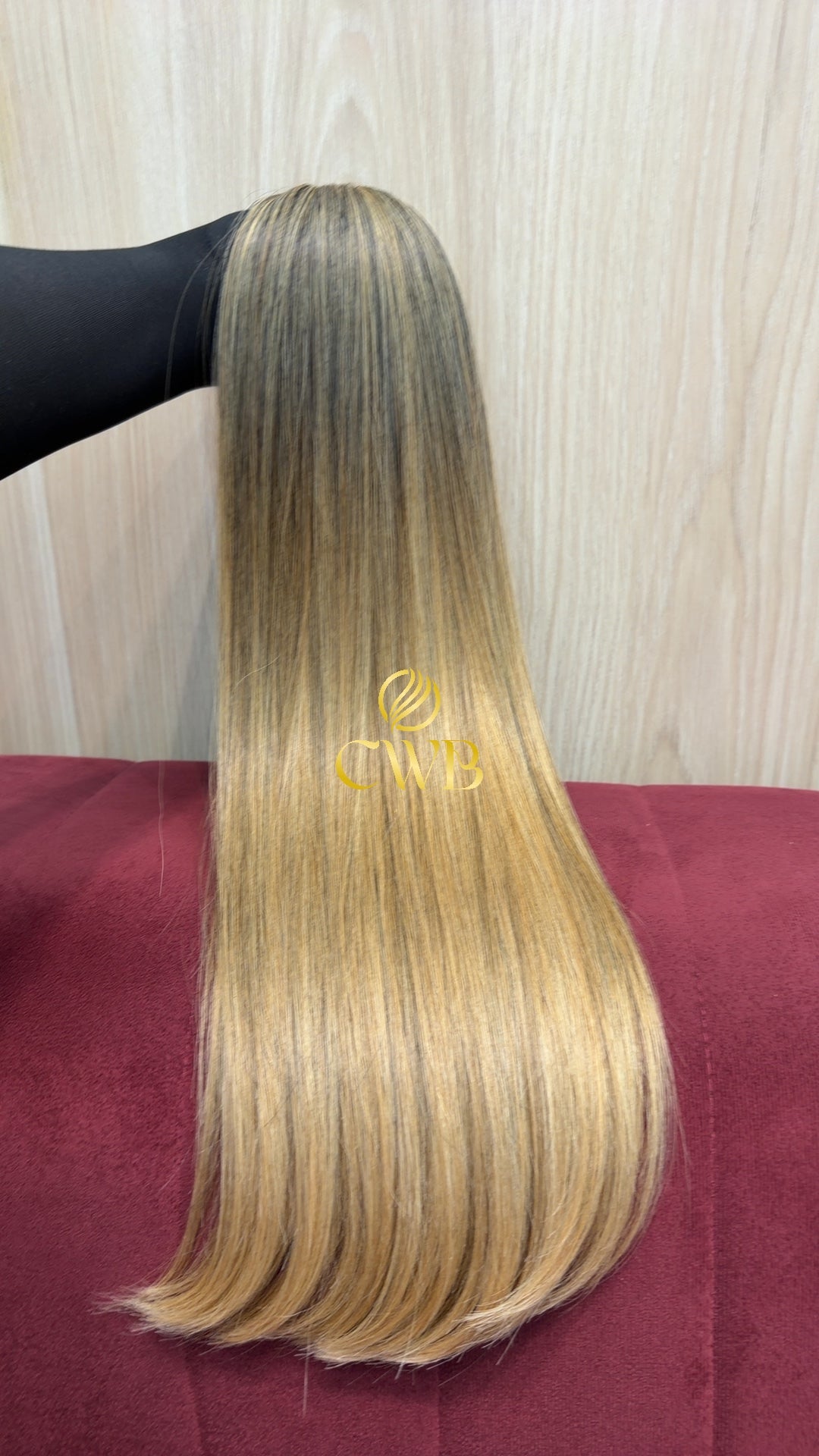 Cabelo Loiro Descolorido 63cm 184g Brasileiro do Sul