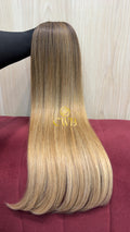Cabelo Loiro Descolorido Moreno Iluminado 65cm 153g Brasileiro do Sul