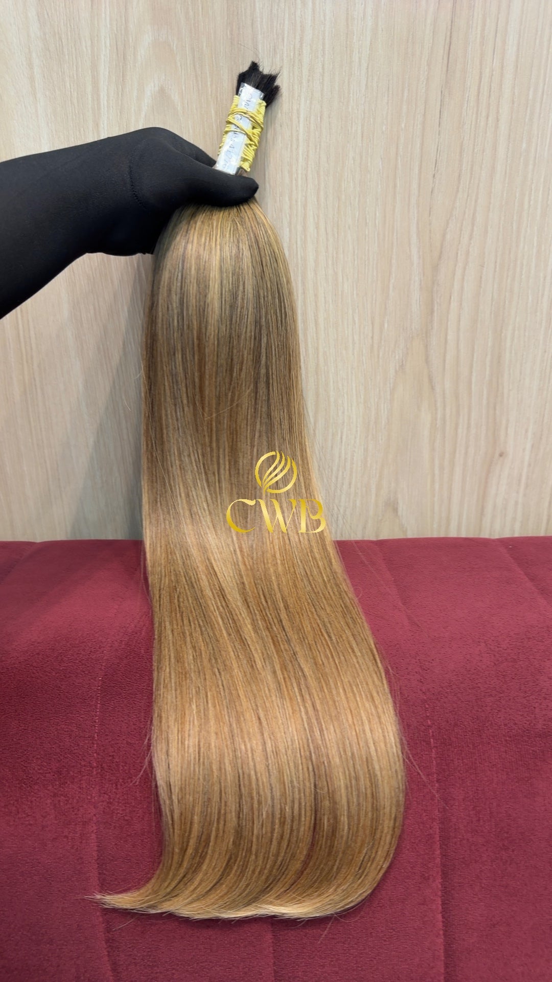 Cabelo Loiro Descolorido 63cm 106g Brasileiro do Sul