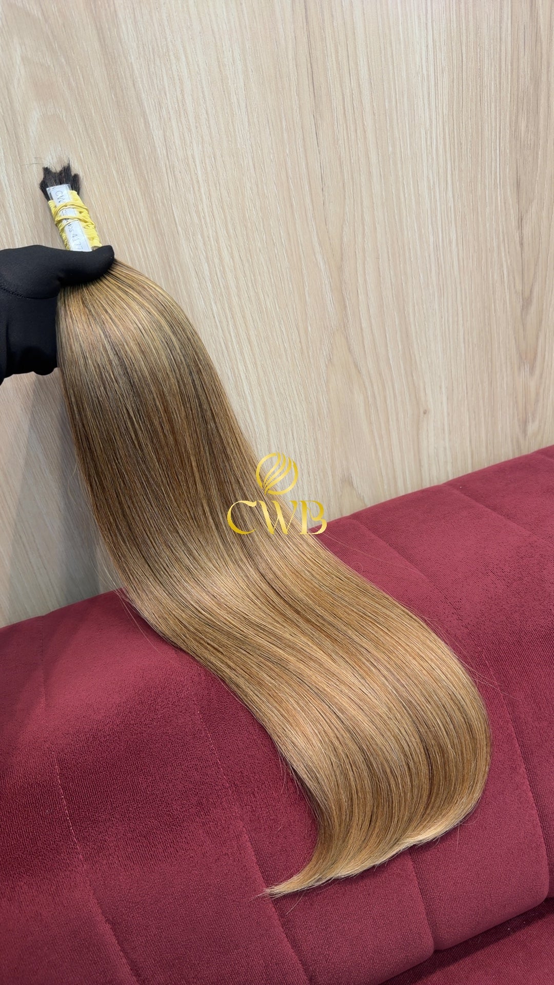 Cabelo Loiro Descolorido 63cm 106g Brasileiro do Sul