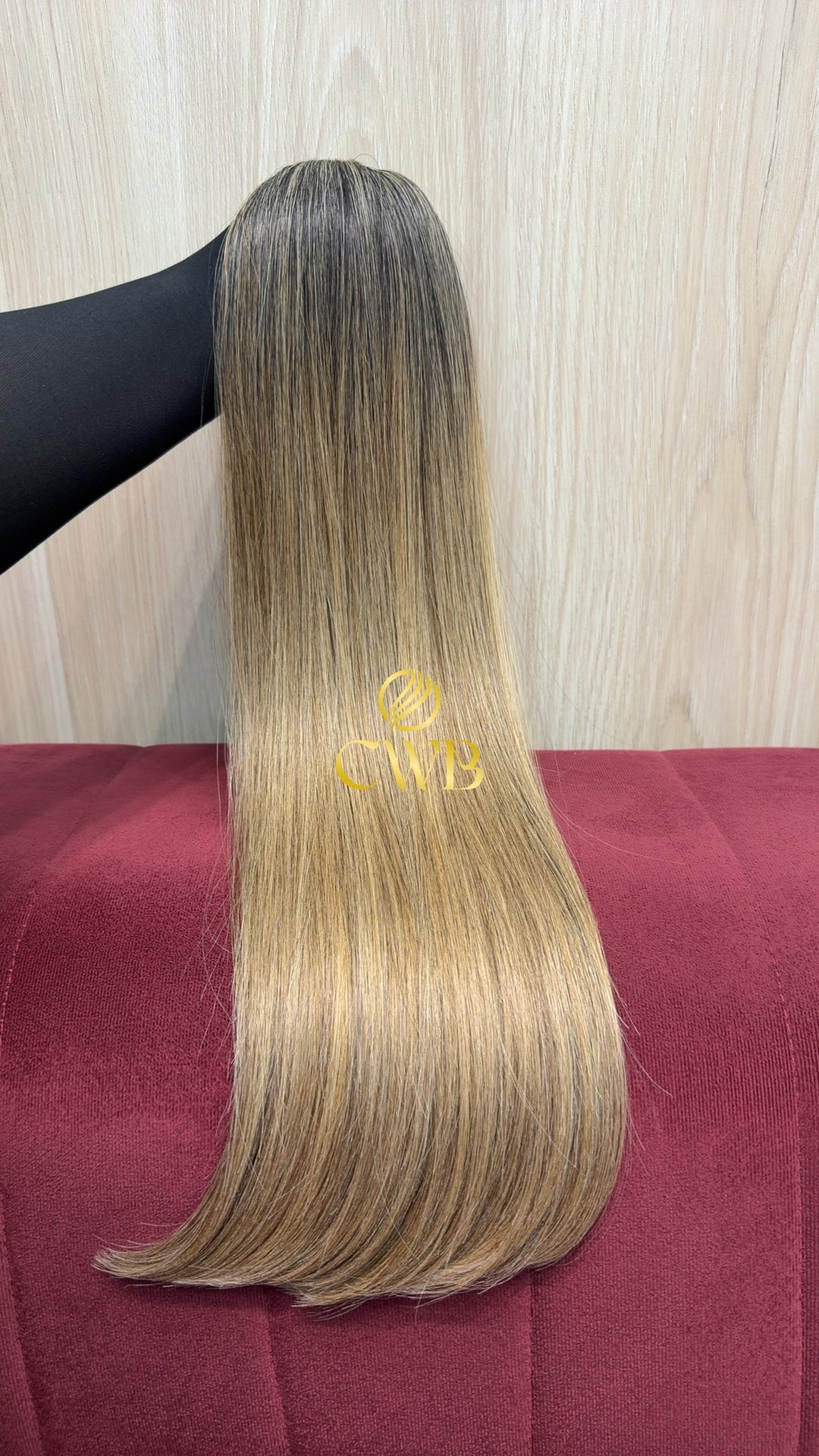 Cabelo Loiro Descolorido Moreno Iluminado 62cm 105g Brasileiro do Sul