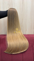 Cabelo Loiro Descolorido Moreno Iluminado 61cm 144g Brasileiro do Sul