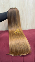 Cabelo Loiro Descolorido Moreno Iluminado 60cm 109g Brasileiro do Sul