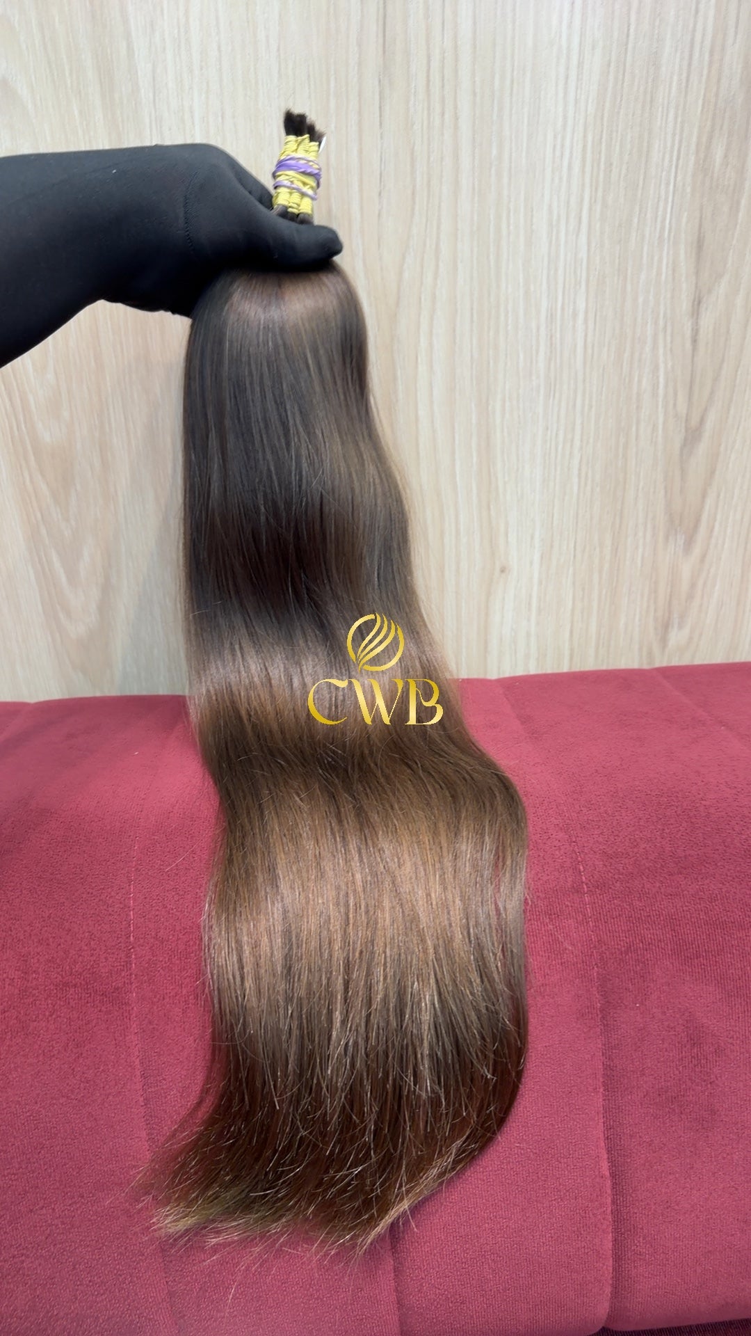 Cabelo Loiro Natural Escuro 64cm 101g Brasileiro do Sul