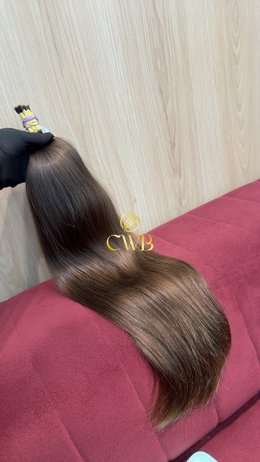 Cabelo Loiro Natural Escuro 64cm 101g Brasileiro do Sul