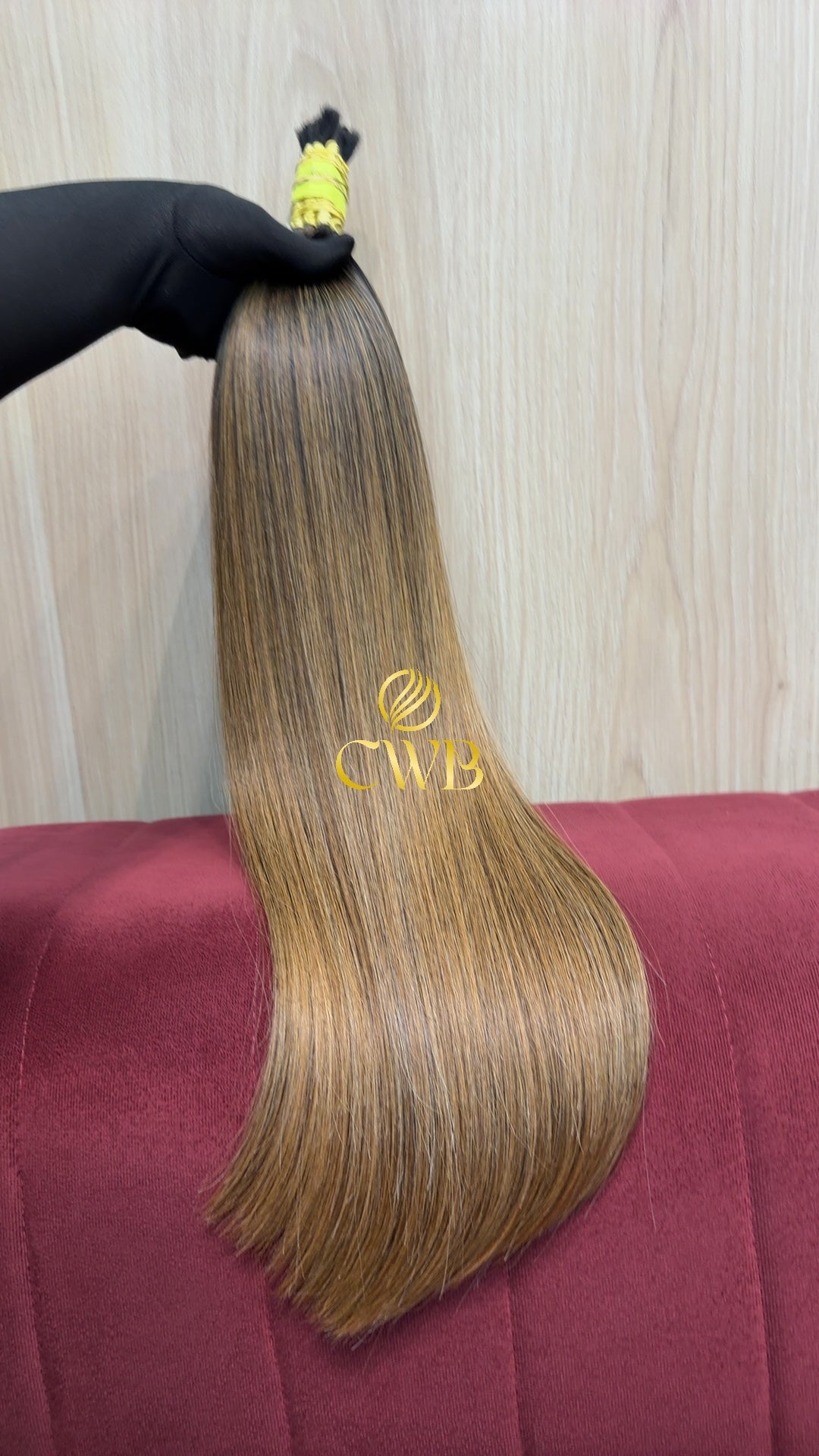 Cabelo Loiro Descolorido Moreno Iluminado 62cm 169g Brasileiro do Sul