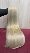Cabelo Loiro Descolorido 60cm 208g Brasileiro do Sul