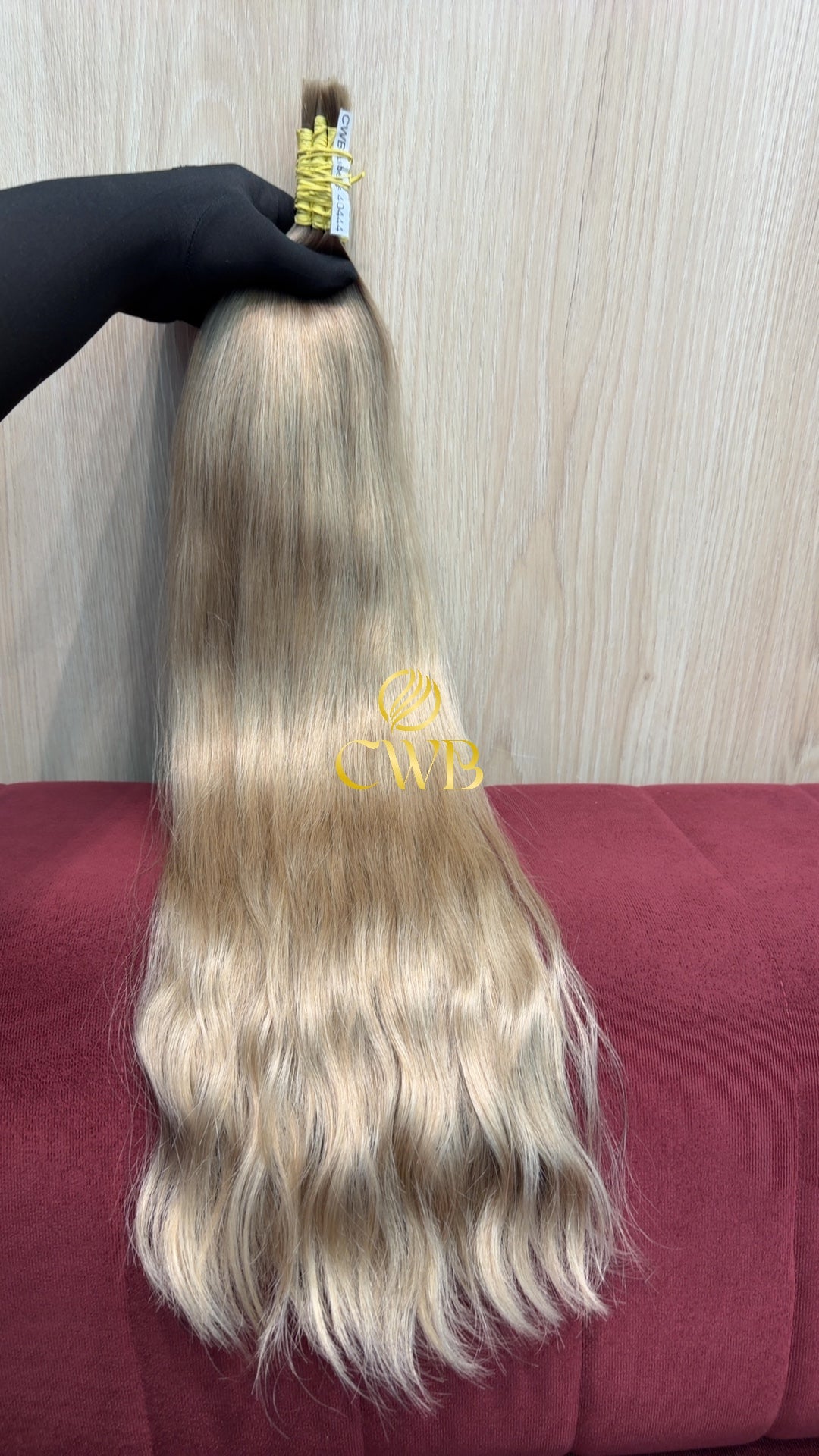 Cabelo Loiro Descolorido Claro 66cm 178g Brasileiro do Sul