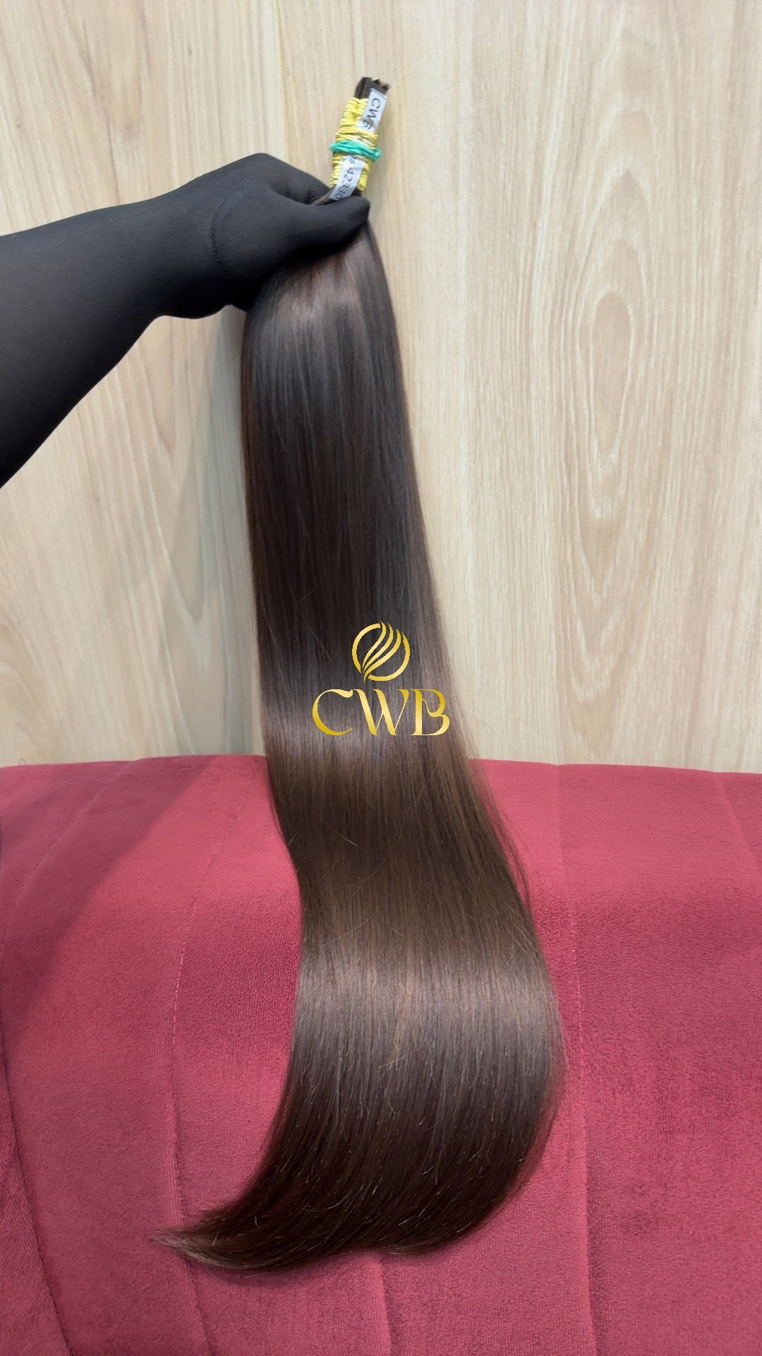 Cabelo Castanho Natural Claro 75cm 93g Brasileiro do Sul