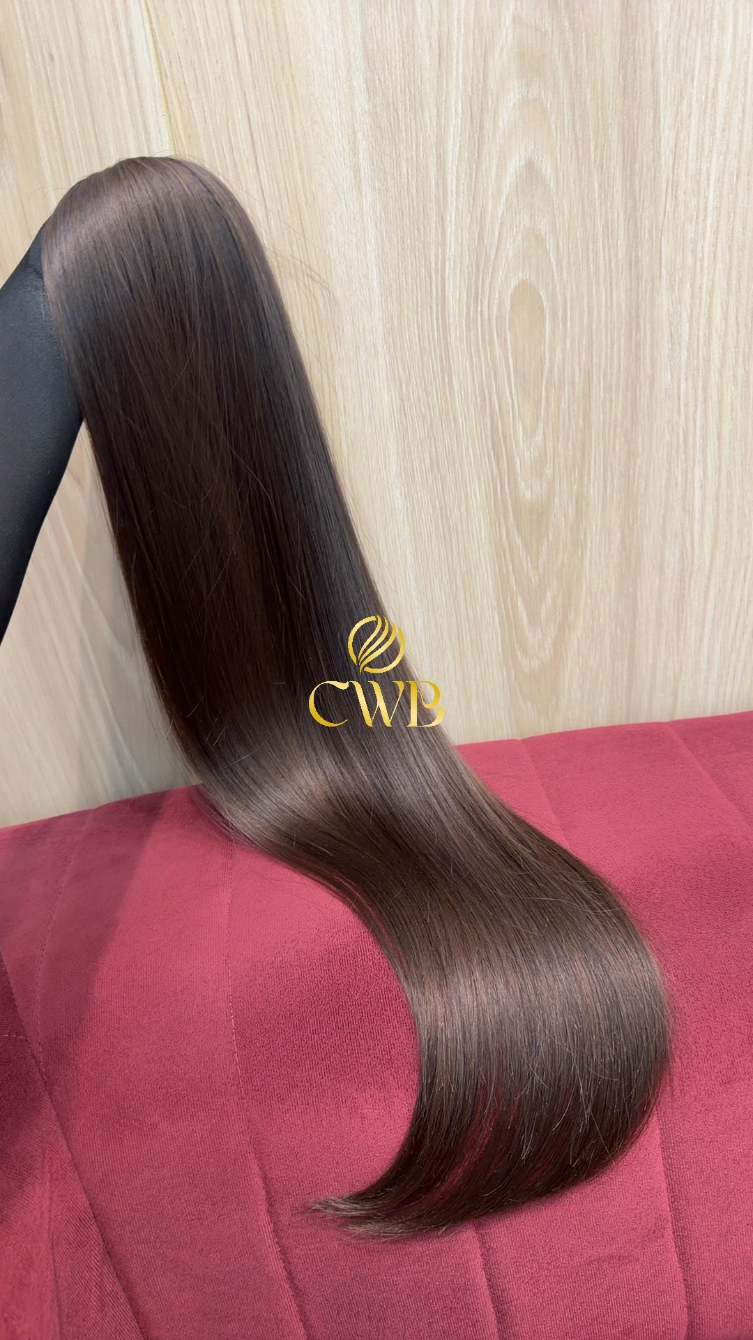 Cabelo Castanho Natural Claro 75cm 93g Brasileiro do Sul