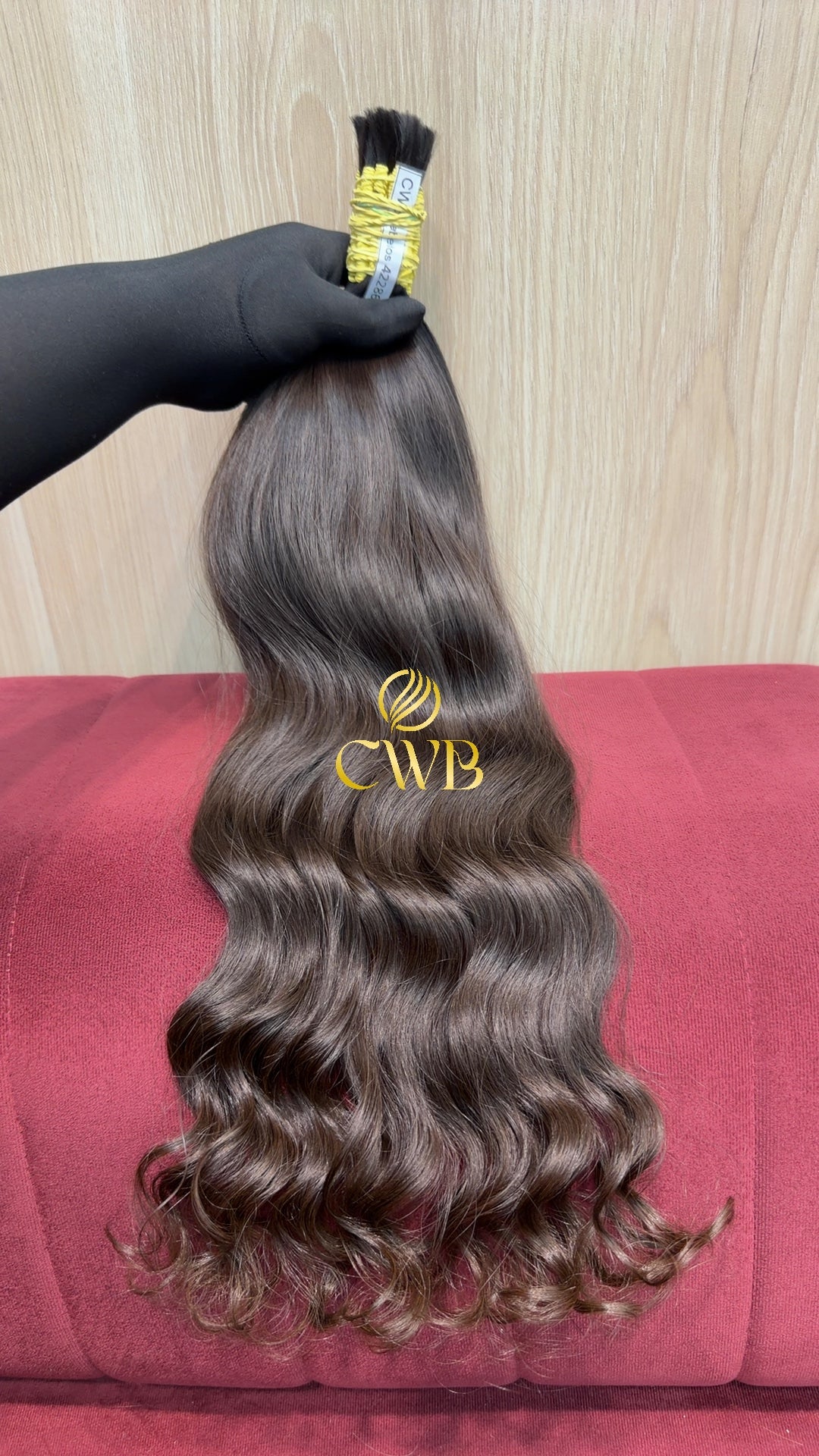 Cabelo Castanho Natural Escuro 56cm 158g Brasileiro do Sul