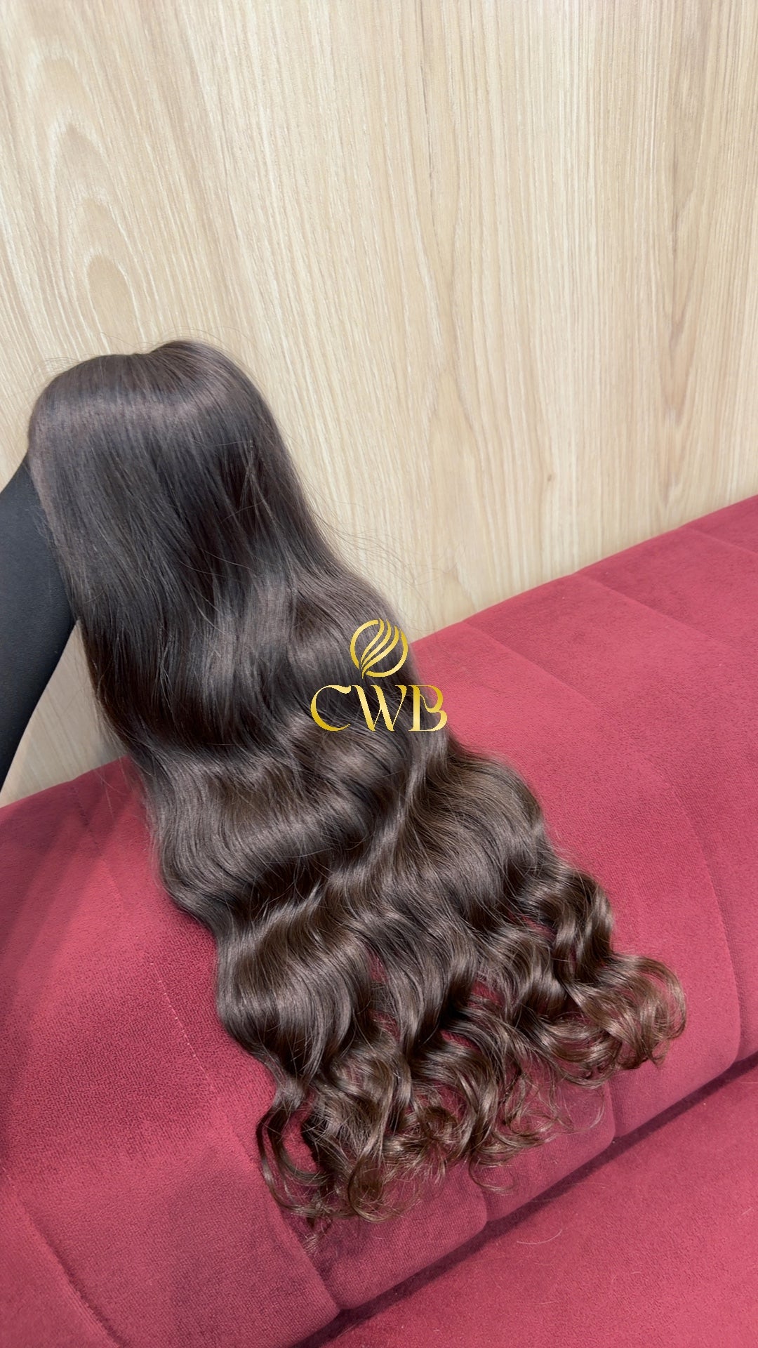 Cabelo Castanho Natural Escuro 56cm 158g Brasileiro do Sul