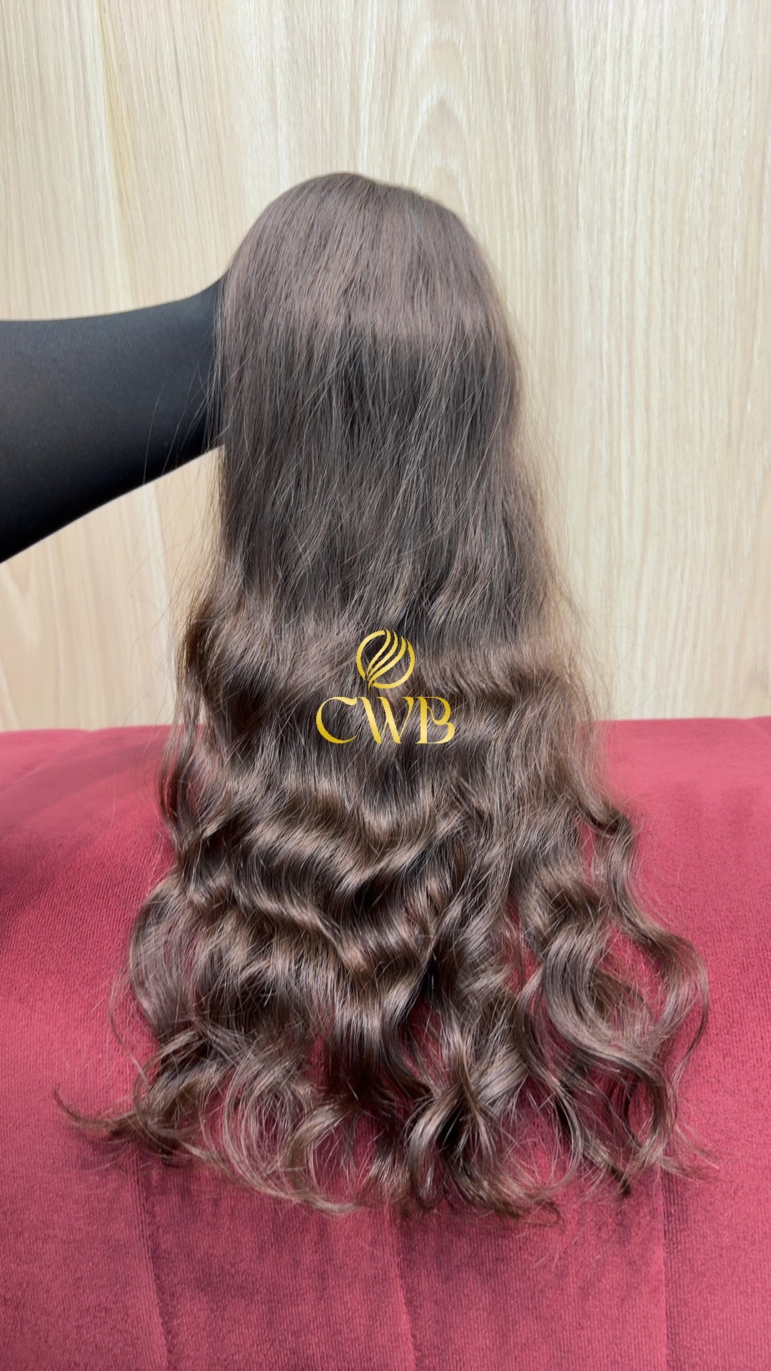 Cabelo Castanho Natural Claro 53cm 73g Brasileiro do Sul