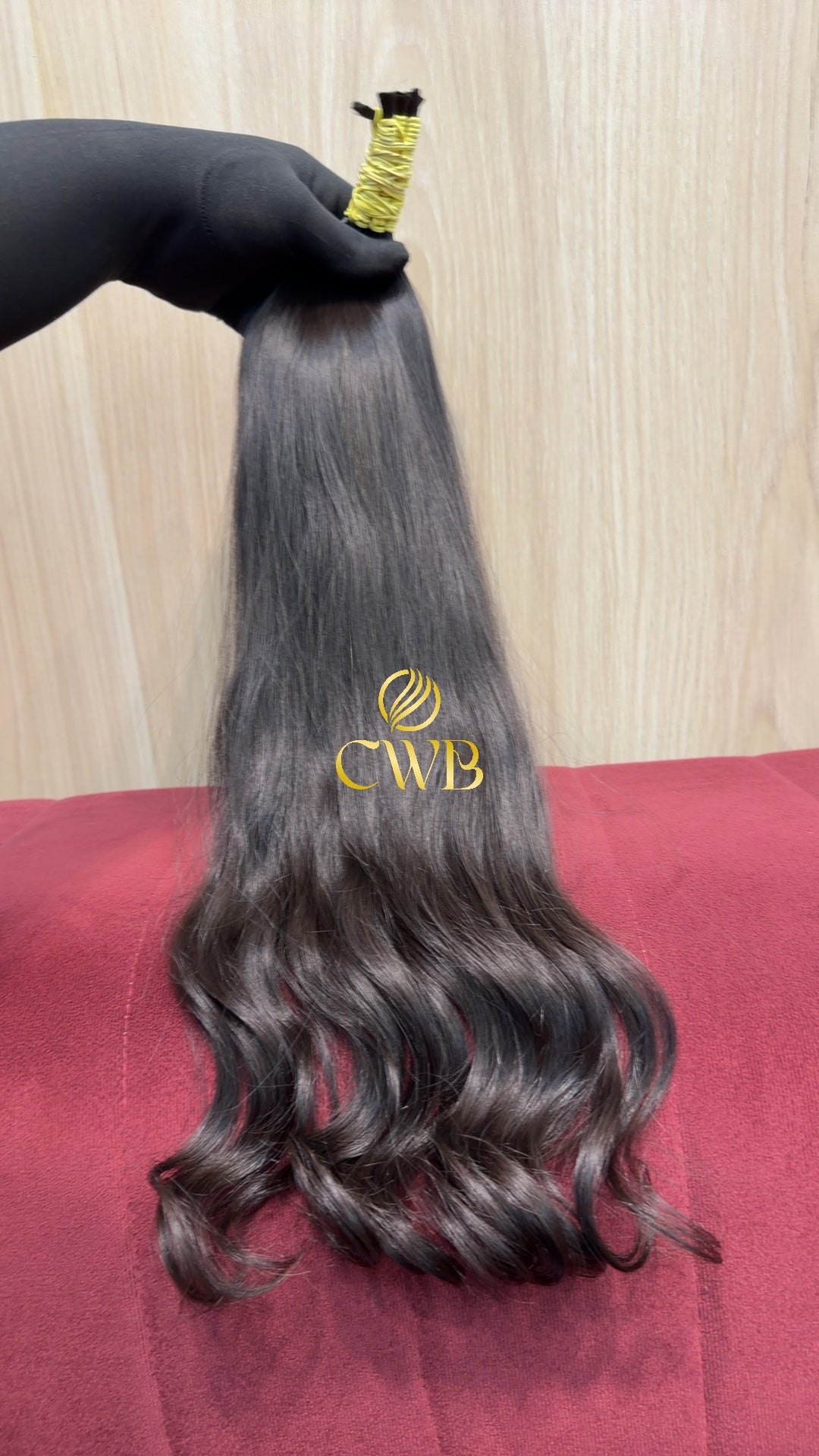 Cabelo Castanho Natural Escuro 53cm 66g Brasileiro do Sul