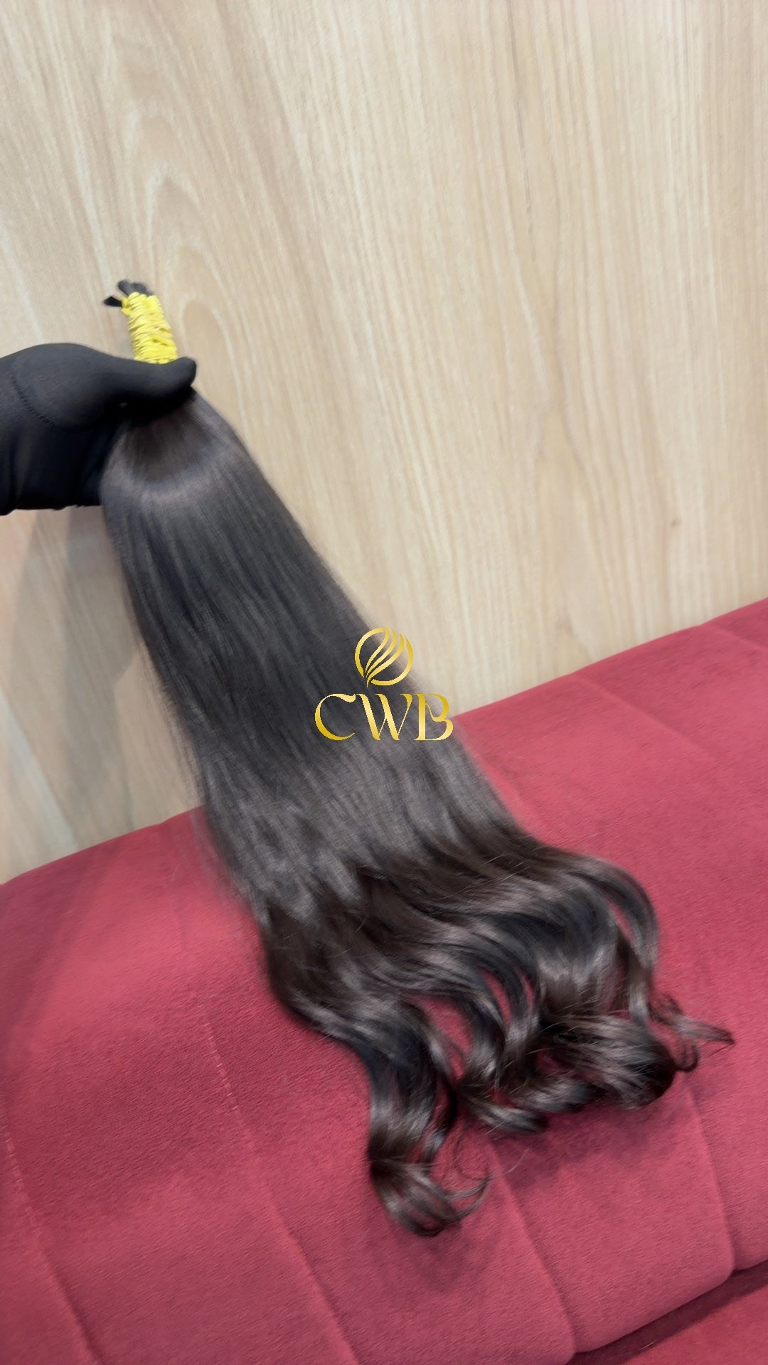 Cabelo Castanho Natural Escuro 53cm 66g Brasileiro do Sul