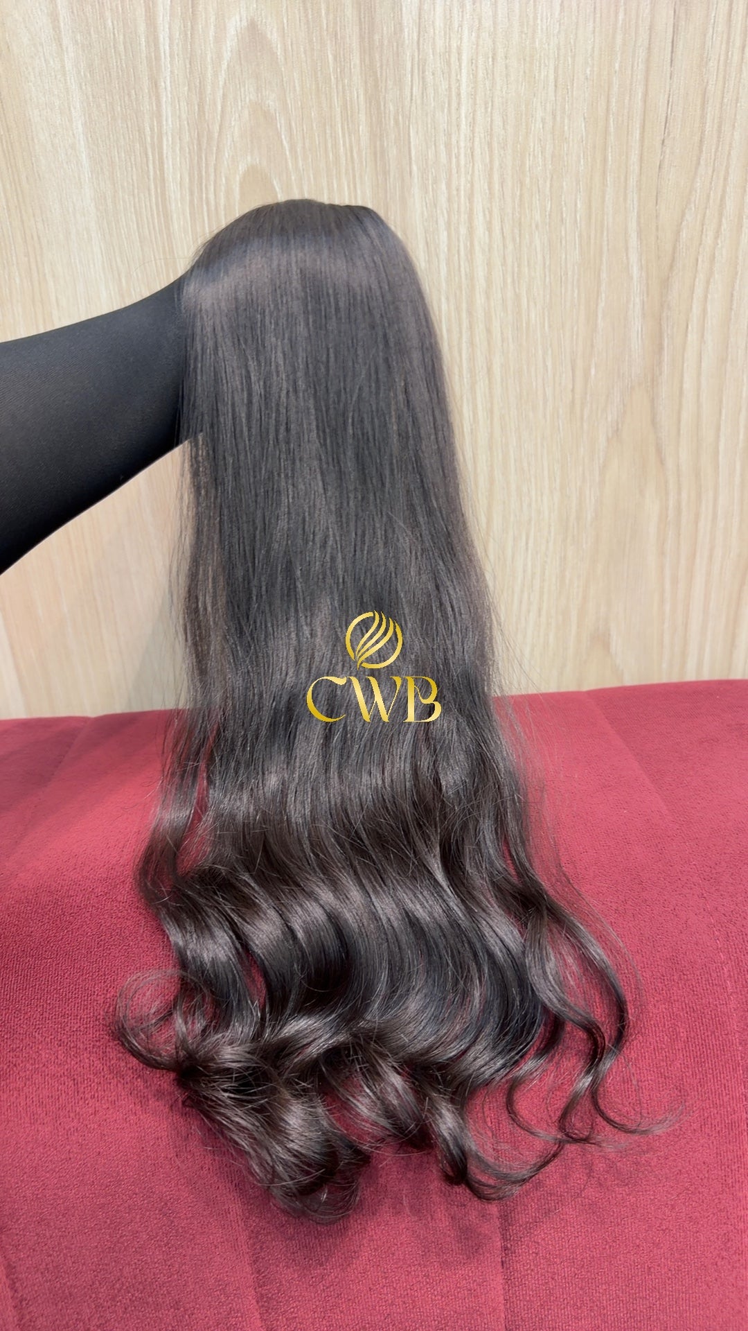Cabelo Castanho Natural Escuro 53cm 66g Brasileiro do Sul