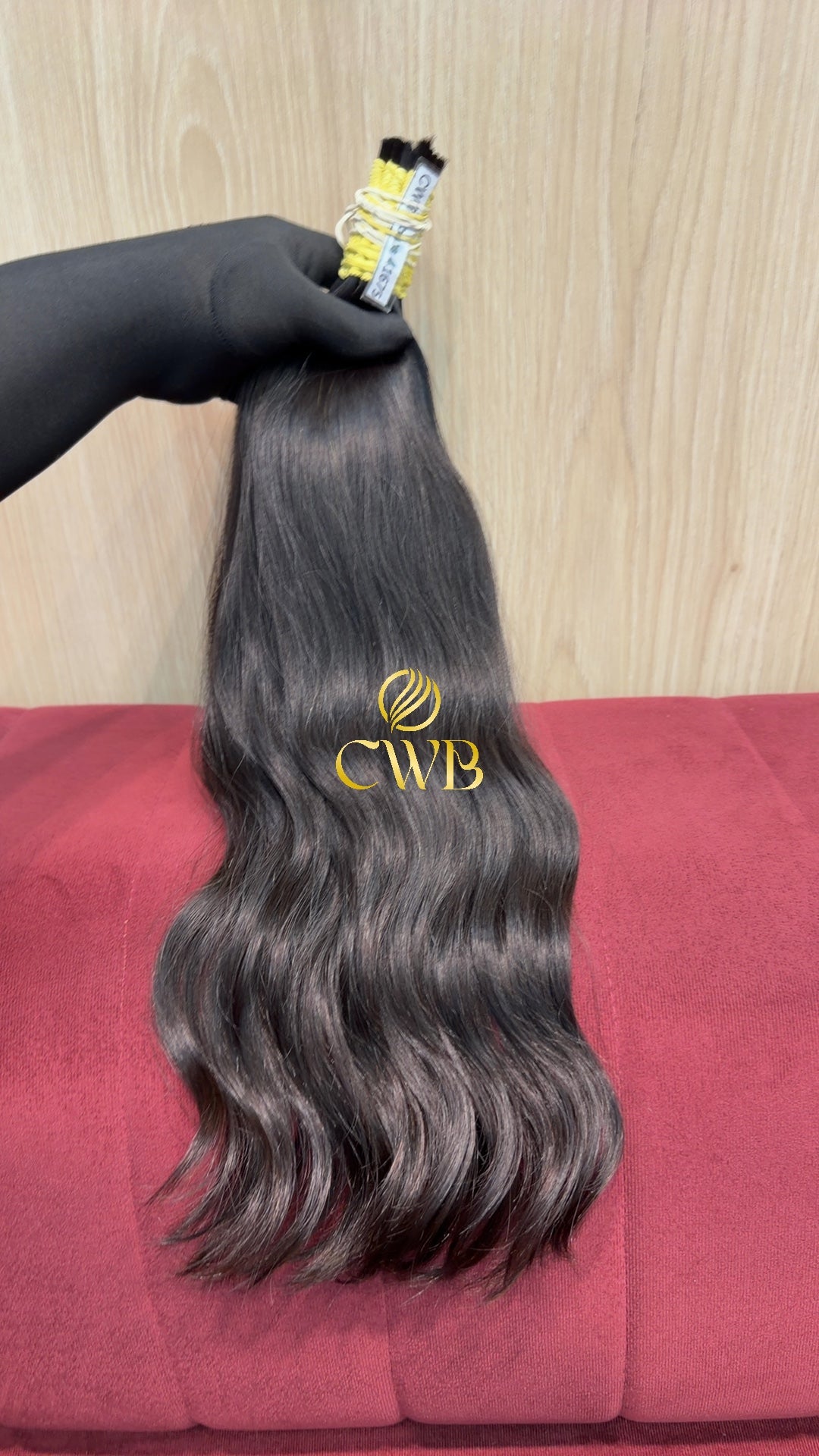 Cabelo Castanho Natural Escuro 50cm 134g Brasileiro do Sul
