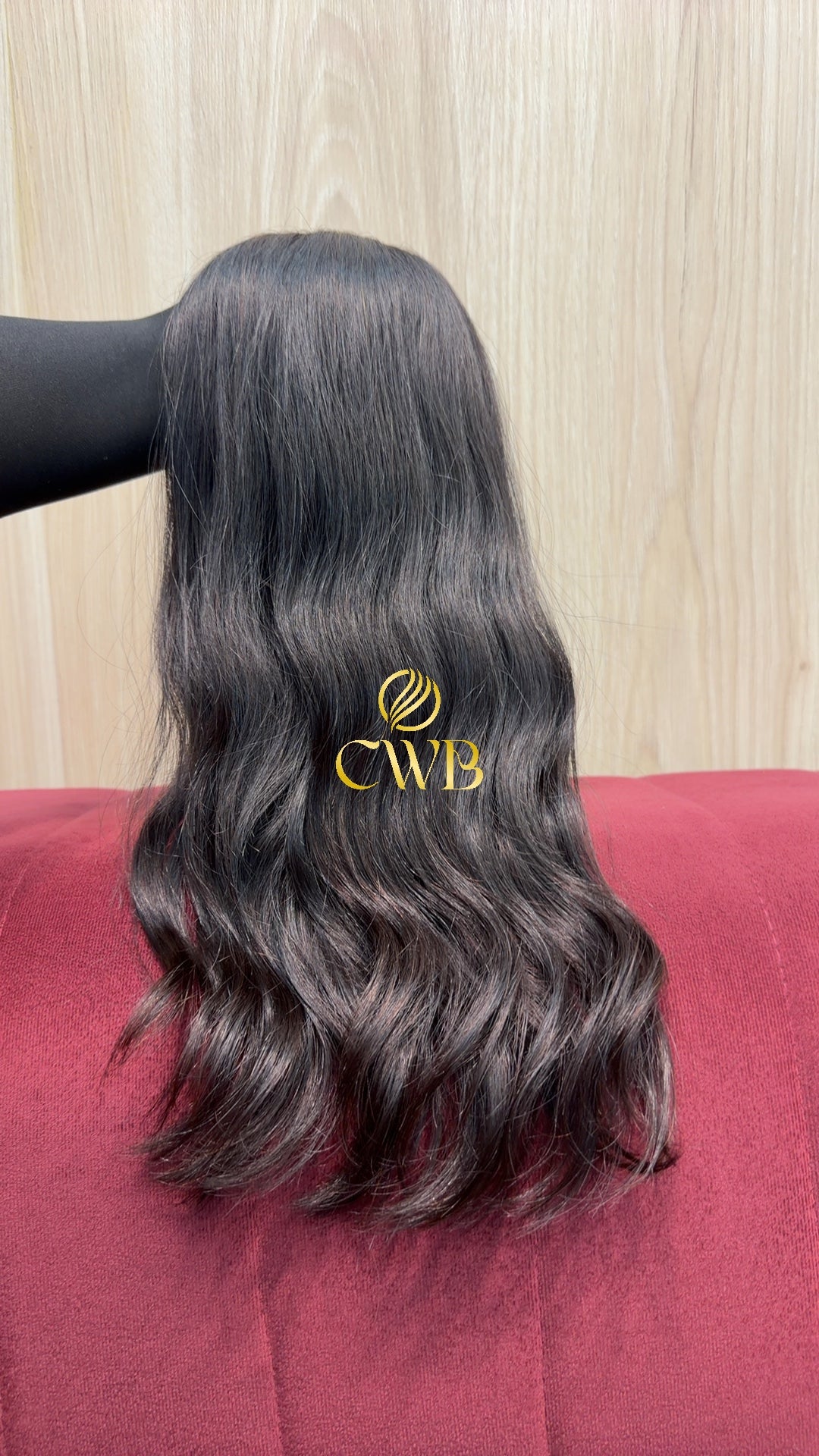 Cabelo Castanho Natural Escuro 50cm 134g Brasileiro do Sul