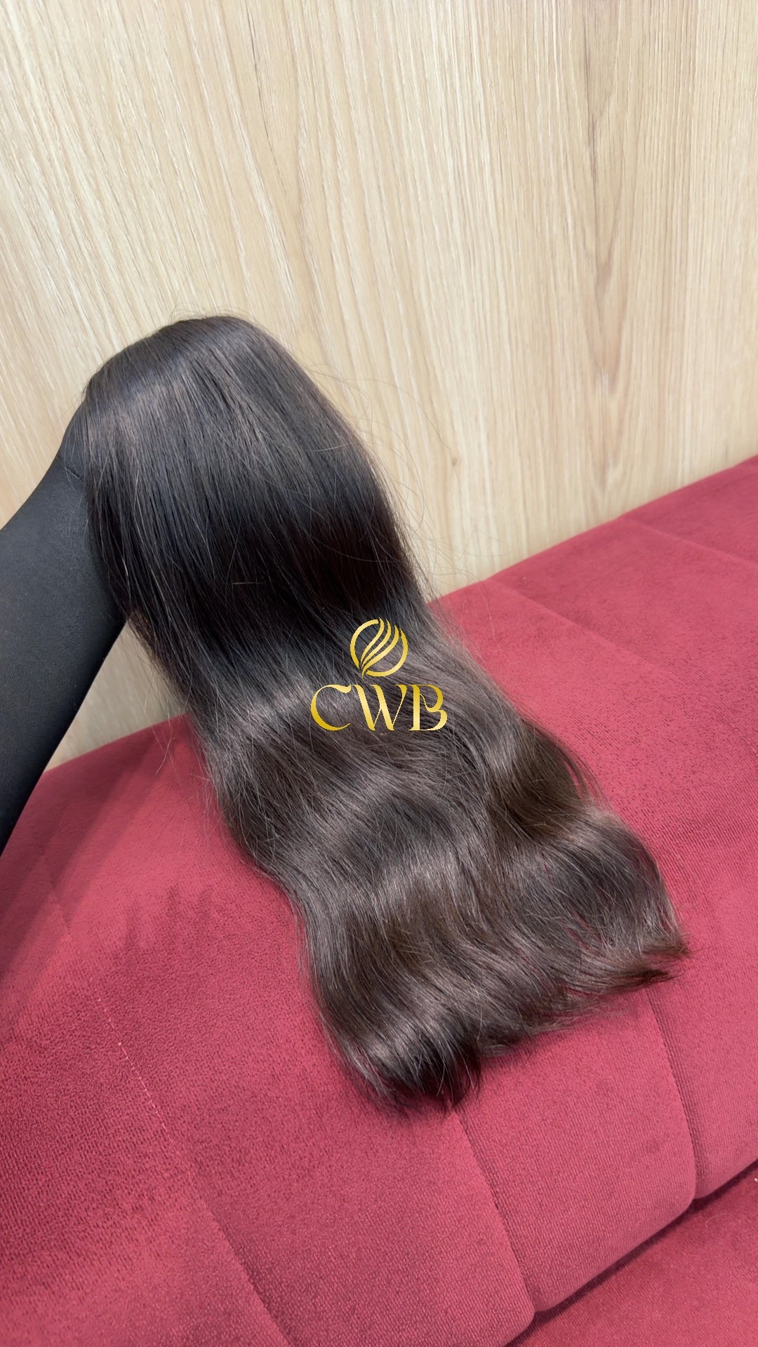 Cabelo Castanho Natural Escuro 45cm 75g Brasileiro do Sul