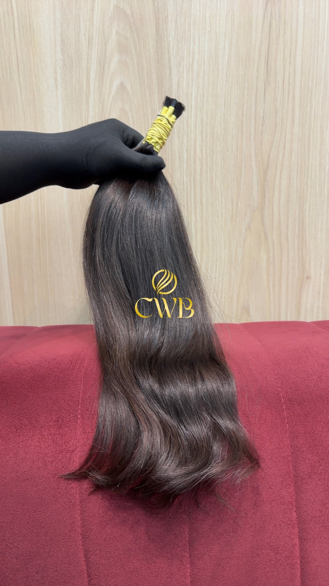 Cabelo Castanho Natural Claro 48cm 82g Brasileiro do Sul