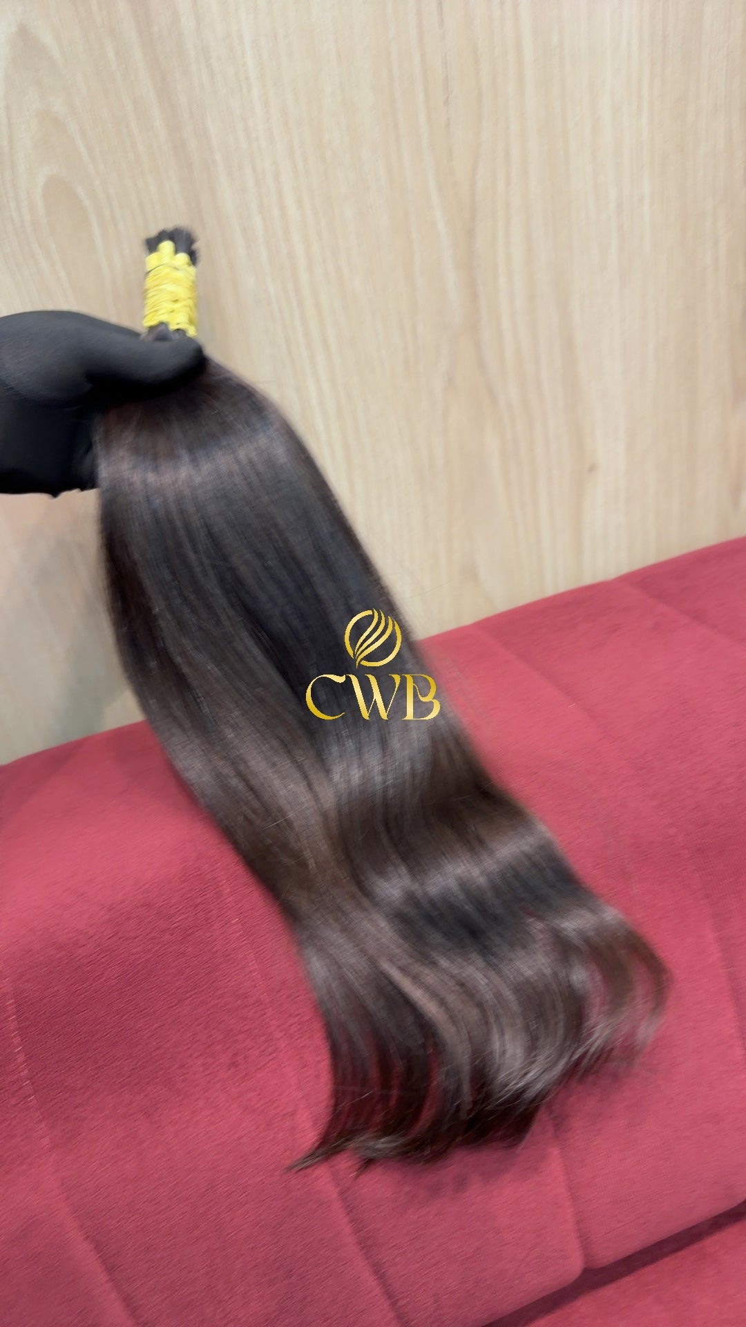 Cabelo Castanho Natural Claro 48cm 82g Brasileiro do Sul