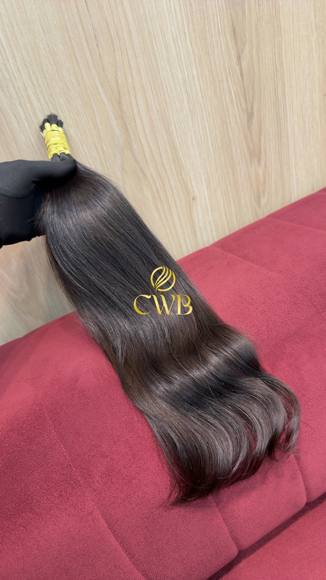 Cabelo Castanho Natural Claro 48cm 82g Brasileiro do Sul
