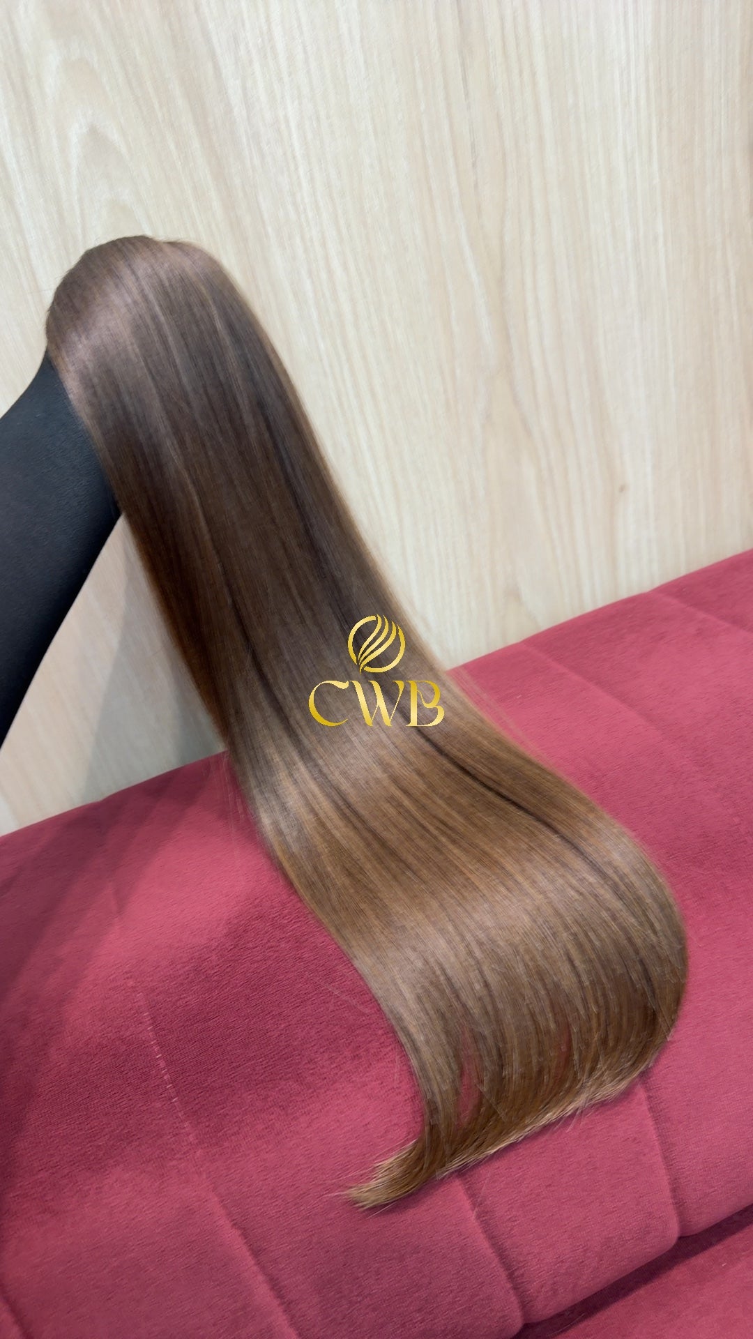 Cabelo Castanho Natural Claro 63cm 85g Brasileiro do Sul
