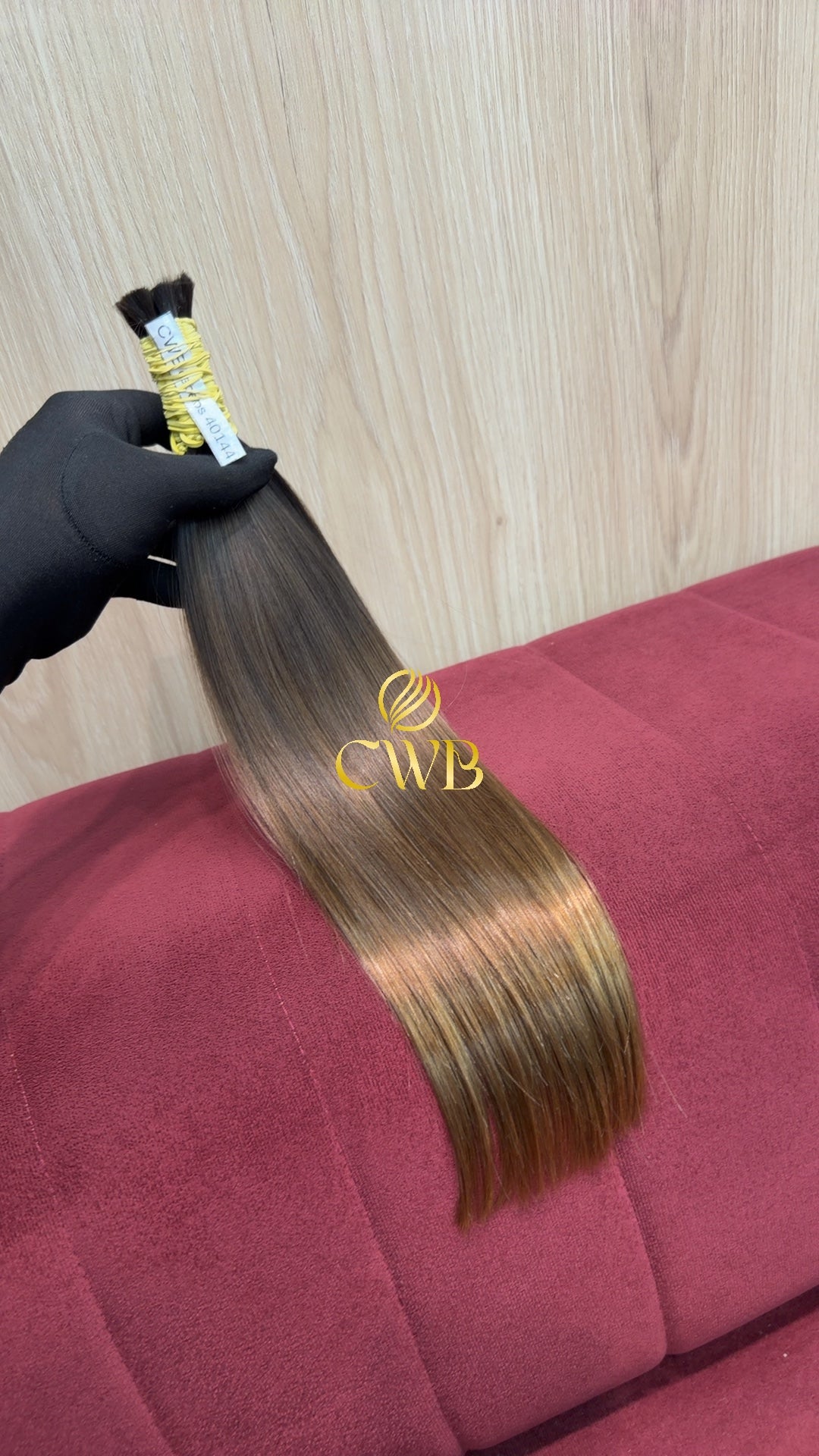 Cabelo Loiro Natural Claro 42cm 56g Brasileiro do Sul