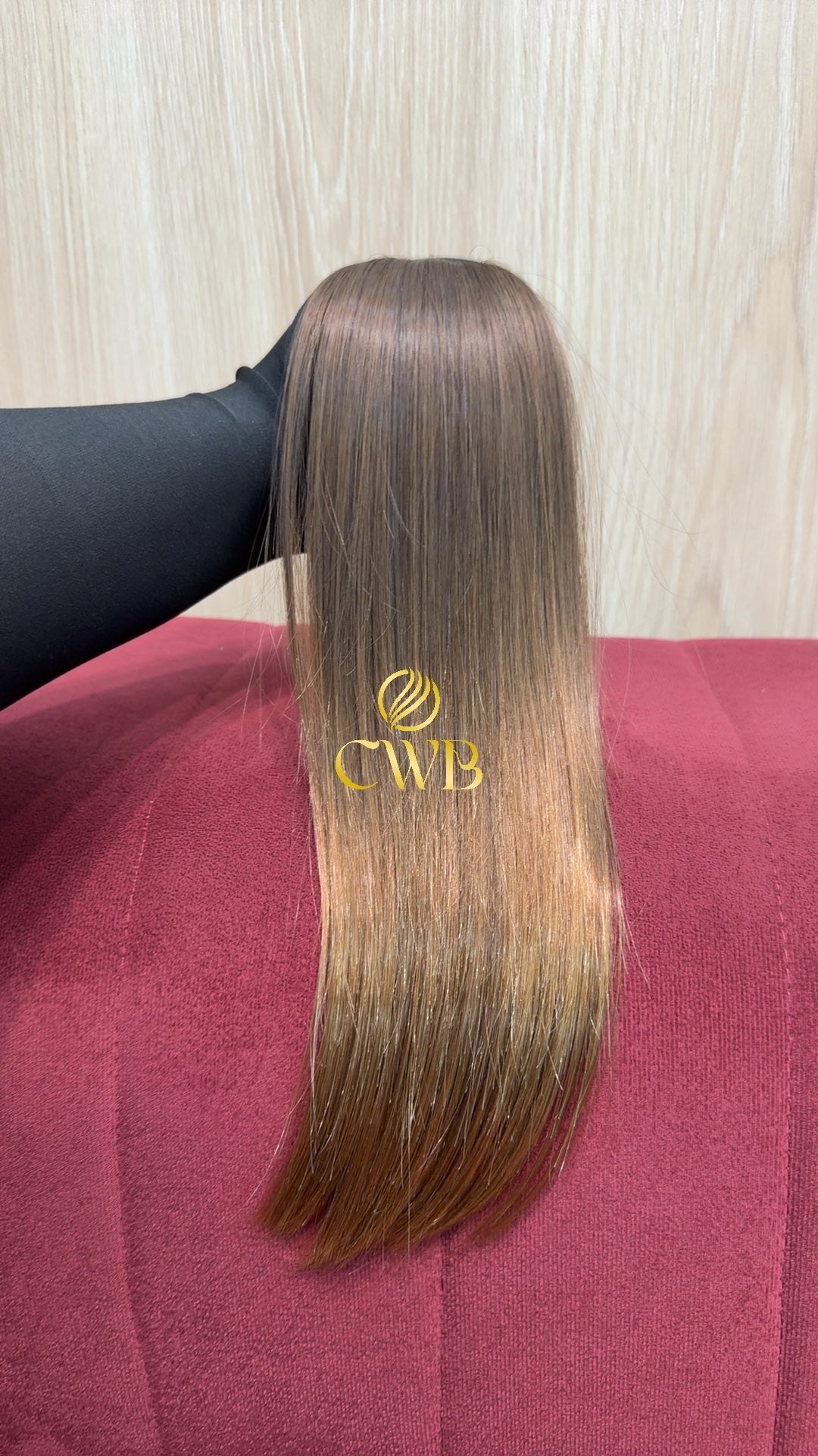 Cabelo Loiro Natural Claro 42cm 56g Brasileiro do Sul