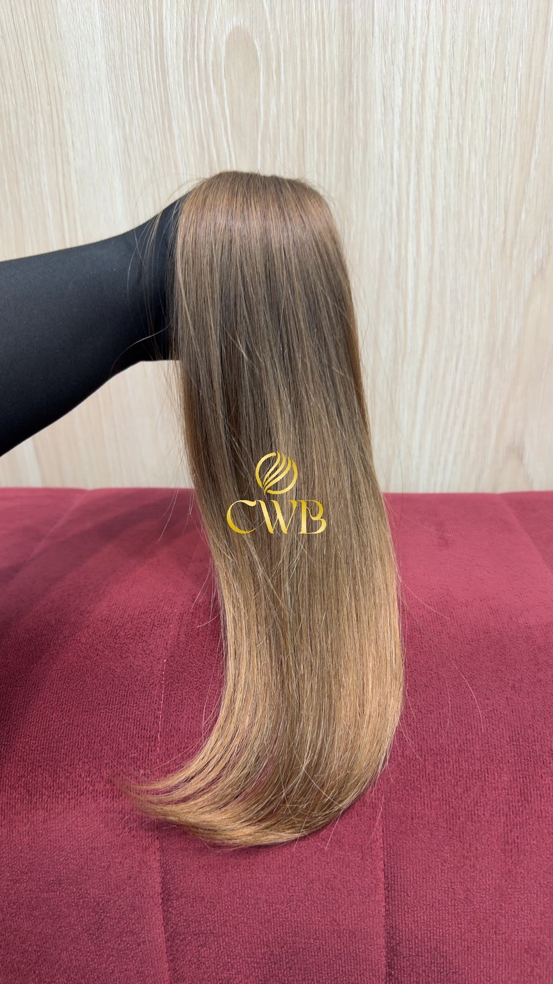 Cabelo Loiro Natural Claro 41cm 41g Brasileiro do Sul