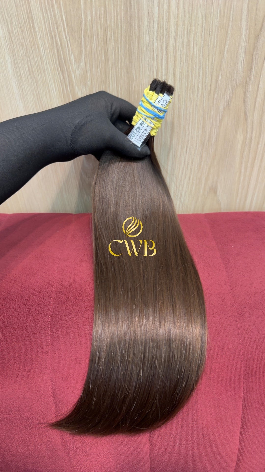 Cabelo Loiro Natural Escuro 46cm 120g Brasileiro do Sul