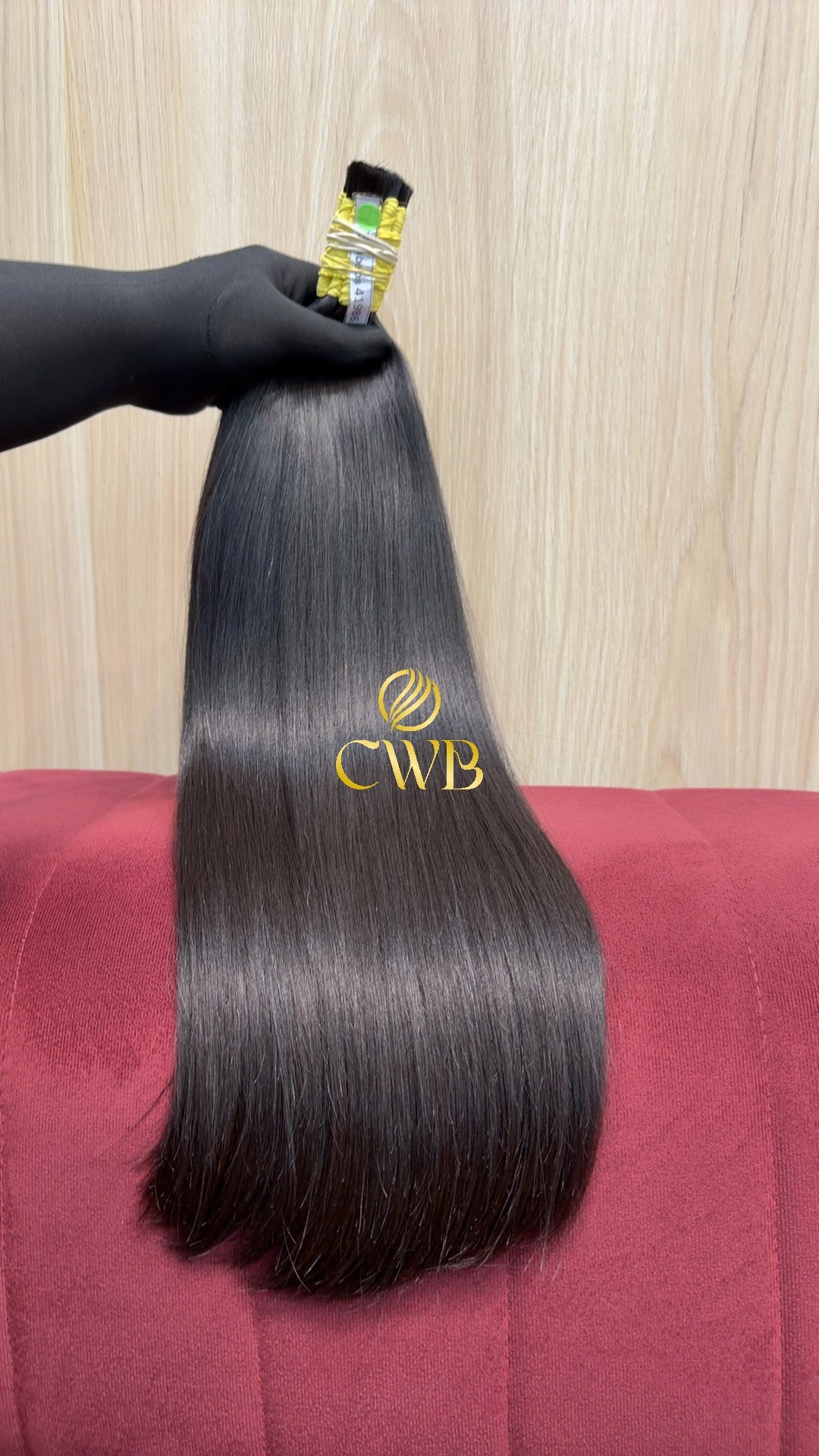 Cabelo Castanho Natural Escuro 53cm 204g Brasileiro do Sul