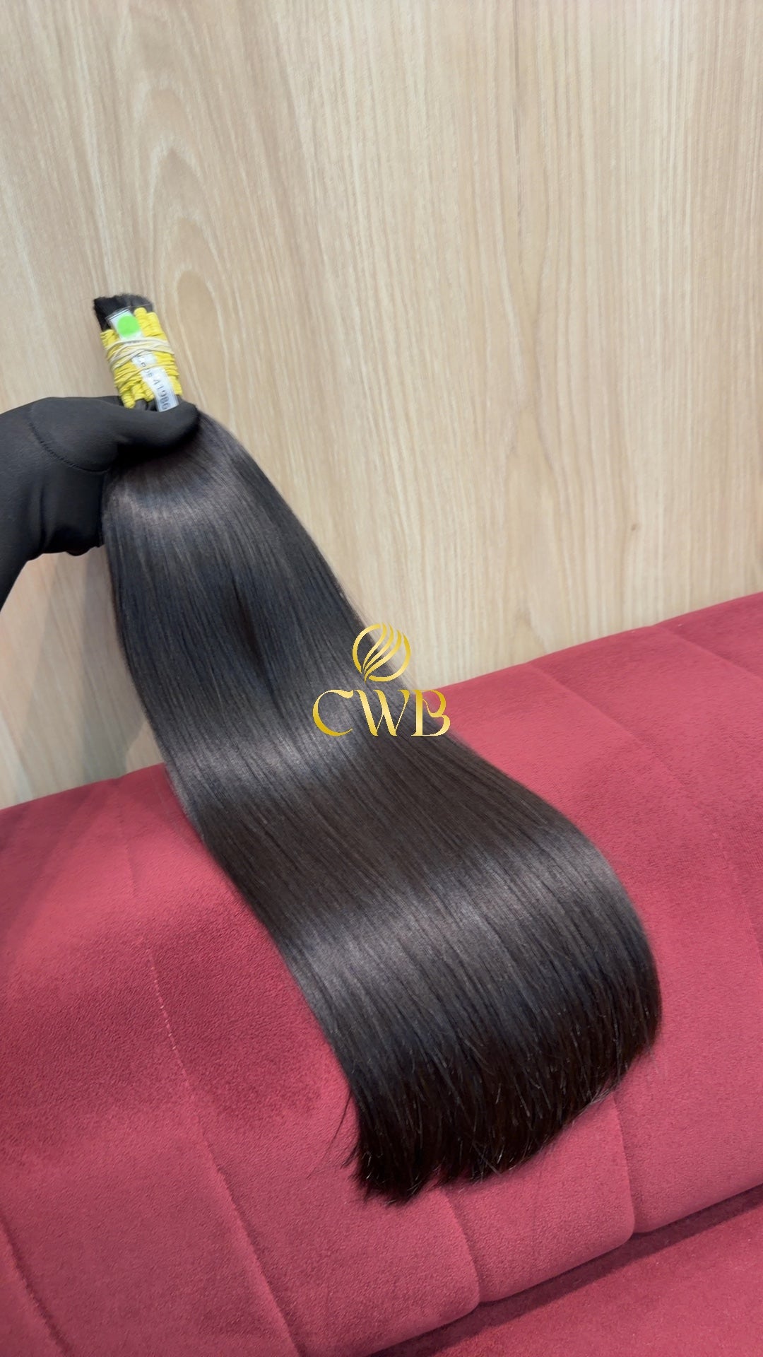 Cabelo Castanho Natural Escuro 53cm 204g Brasileiro do Sul