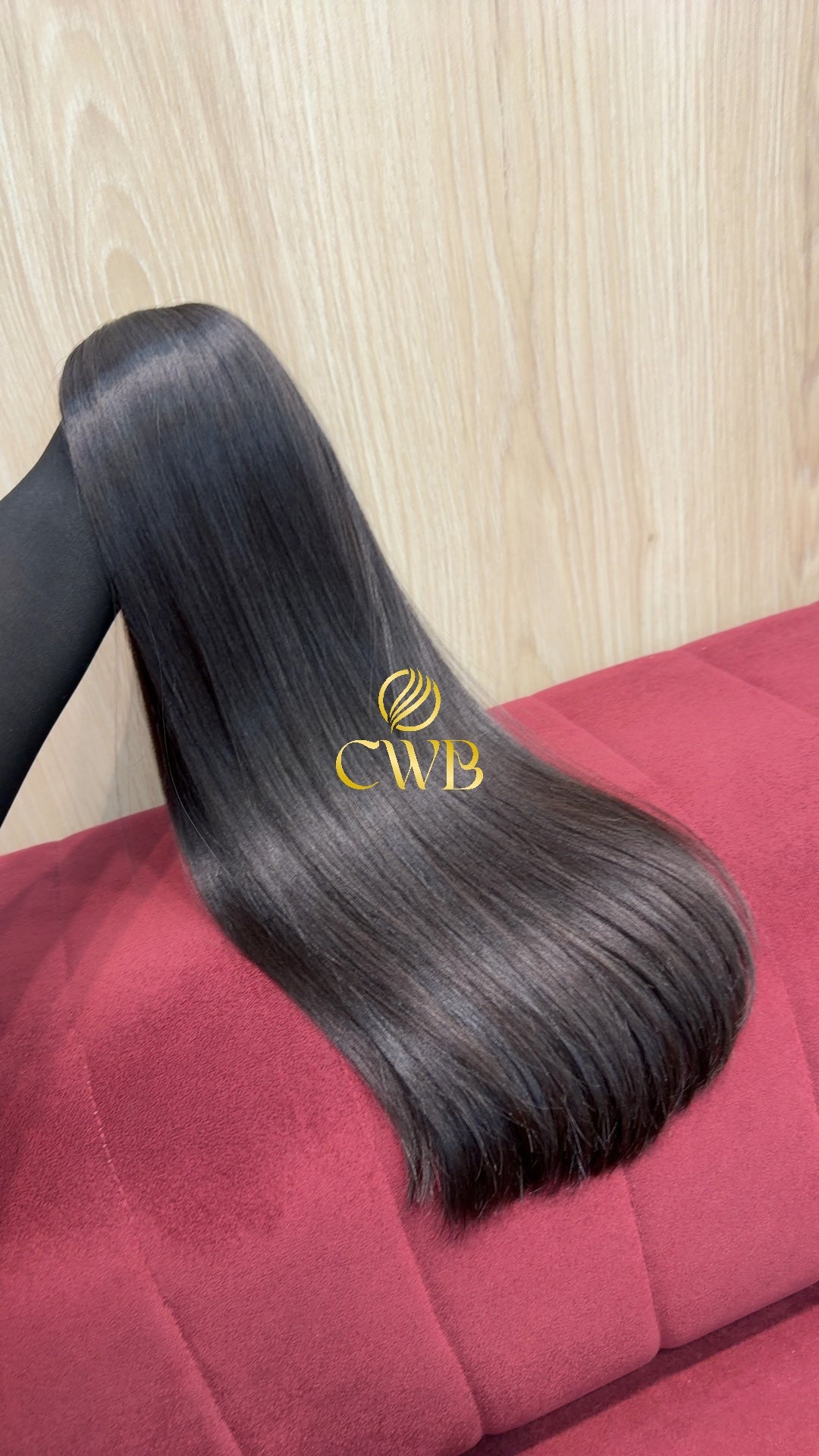 Cabelo Castanho Natural Escuro 53cm 204g Brasileiro do Sul