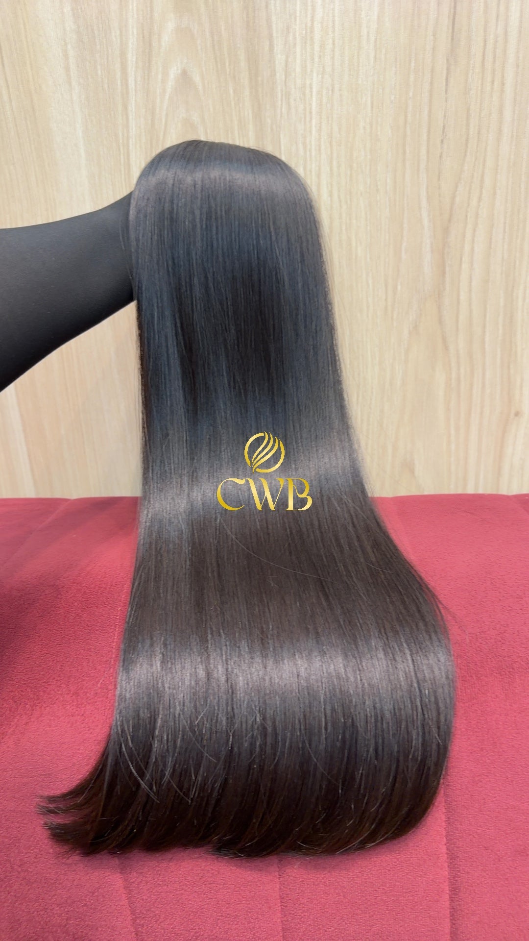 Cabelo Castanho Natural Médio 63cm 211g Brasileiro do Sul