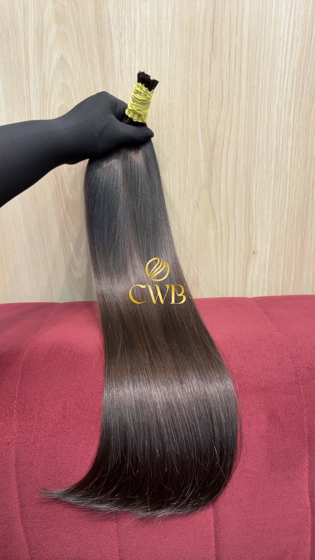 Cabelo Castanho Natural Médio 60cm 104g Brasileiro do Sul