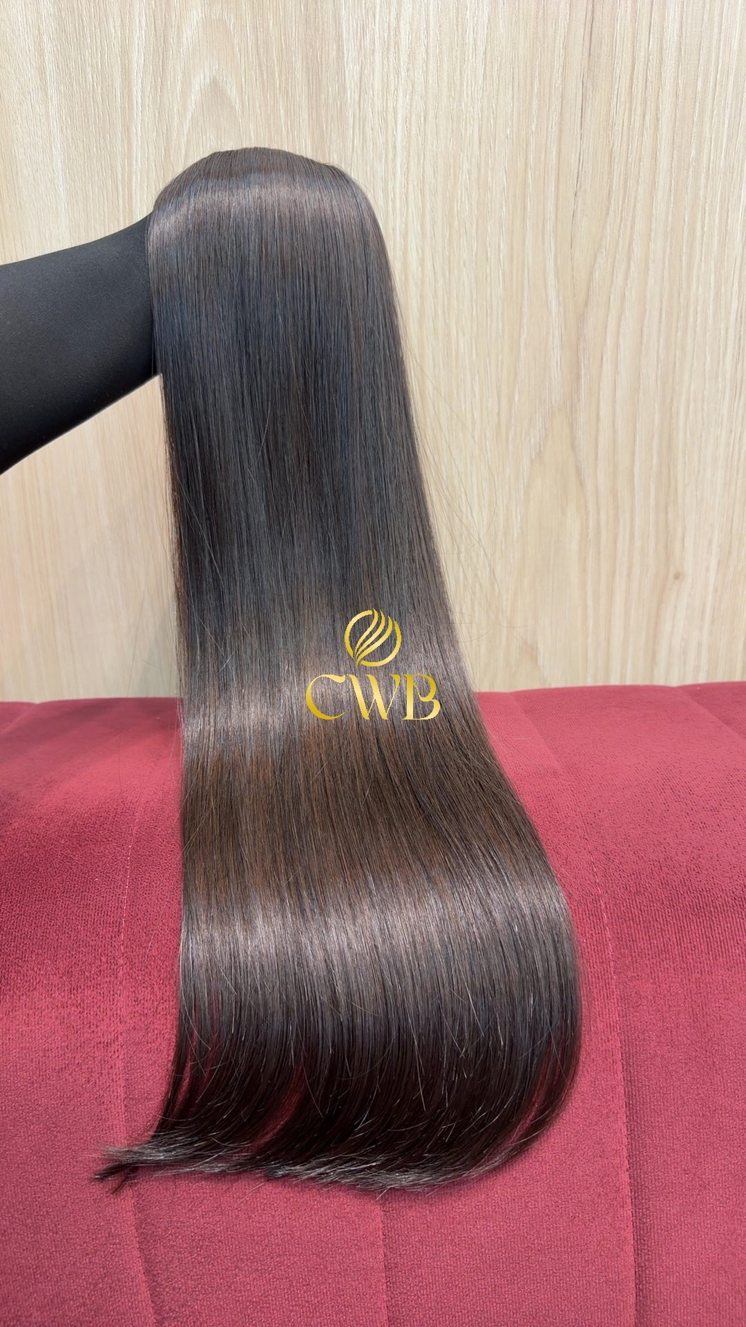 Cabelo Castanho Natural Médio 60cm 104g Brasileiro do Sul