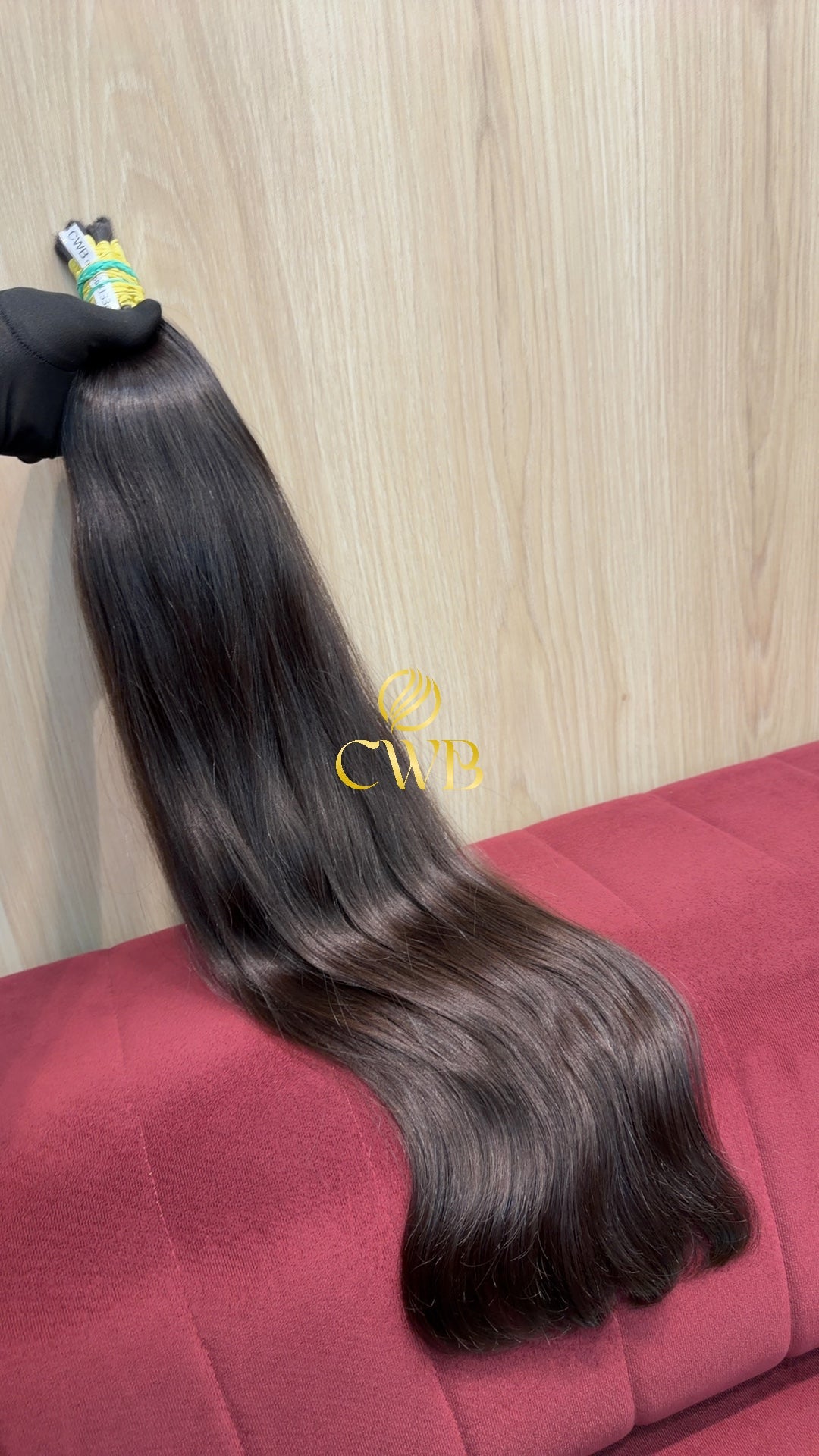Cabelo Castanho Natural Claro 70cm 201g Brasileiro do Sul