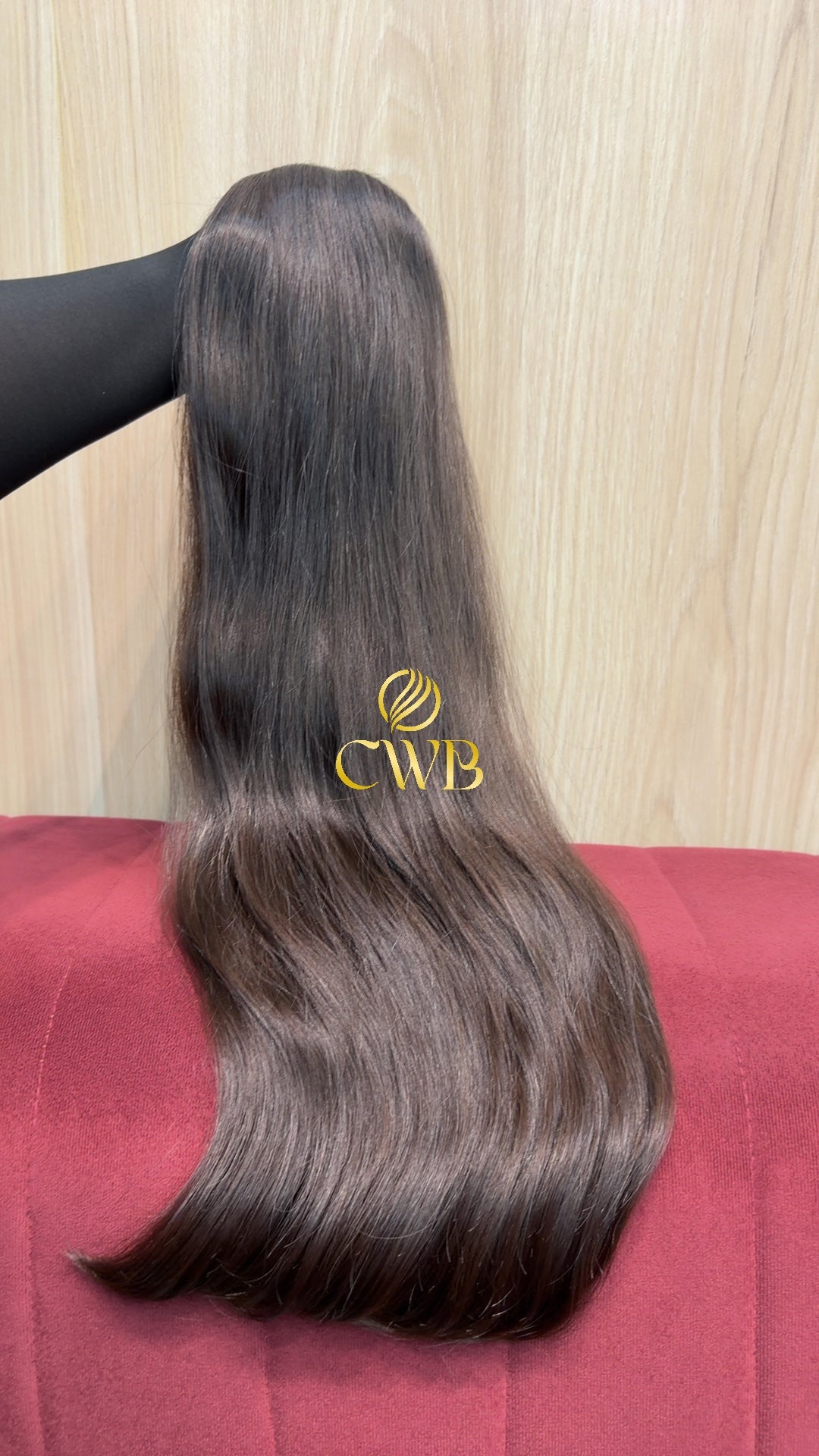 Cabelo Castanho Natural Claro 70cm 201g Brasileiro do Sul