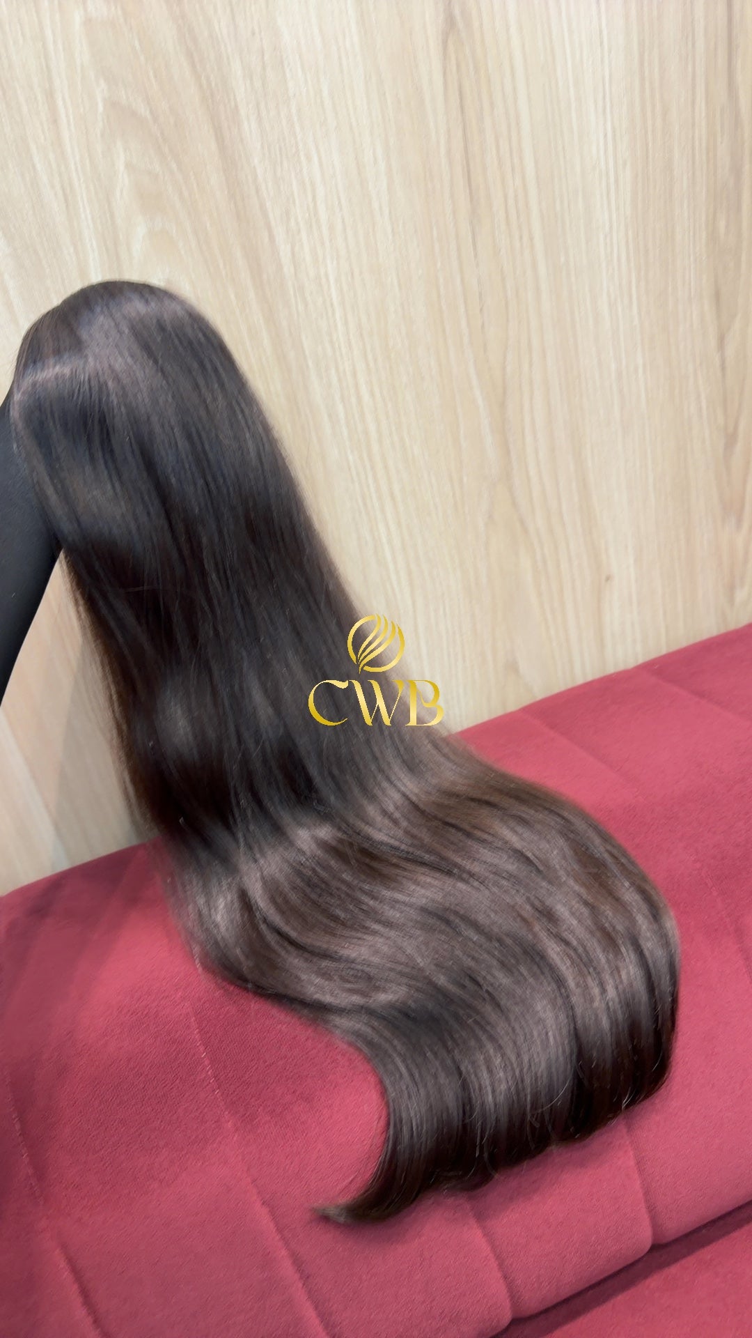 Cabelo Castanho Natural Claro 70cm 201g Brasileiro do Sul
